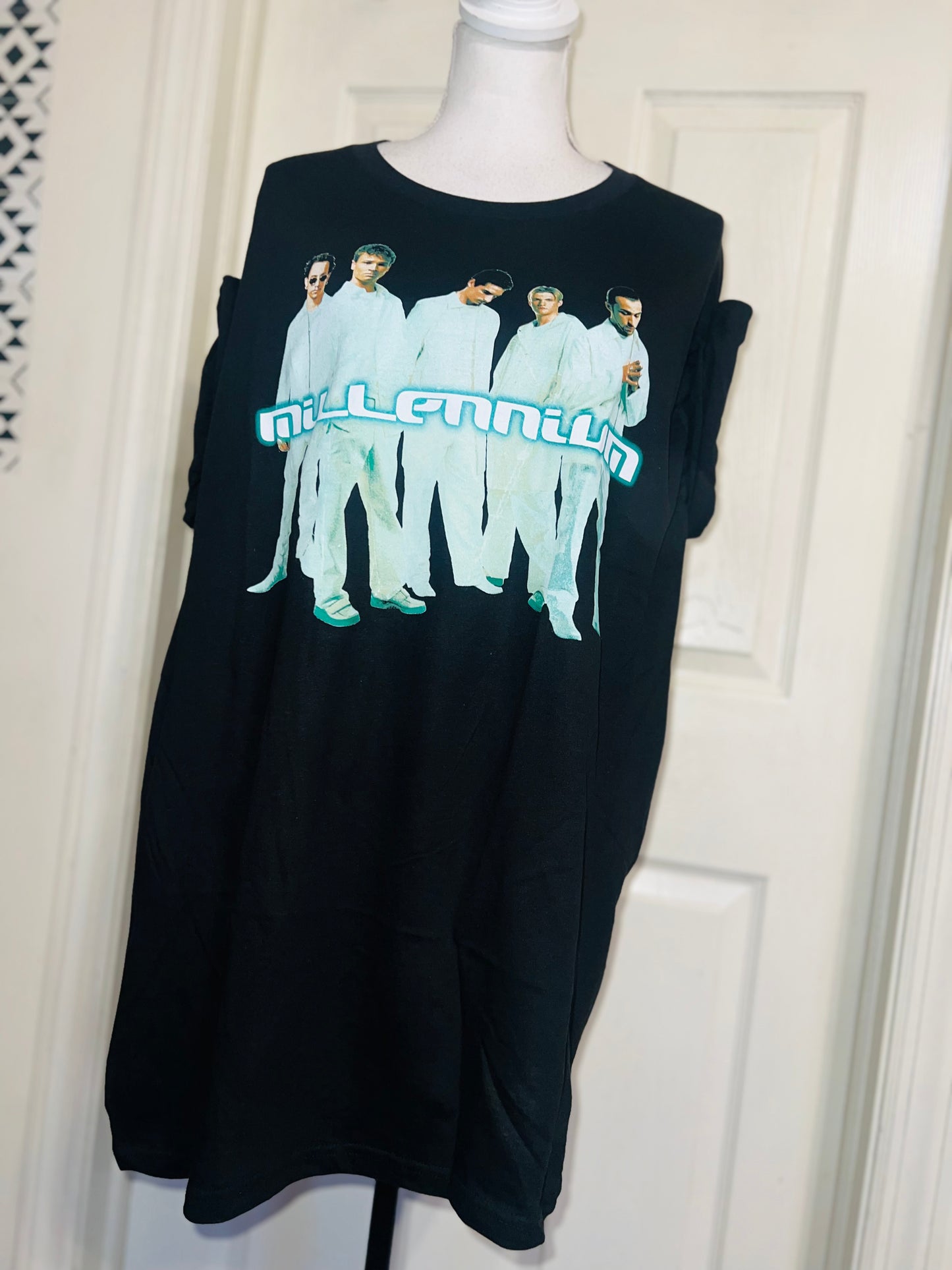 Backstreet Boys Oversized Distressed Tee