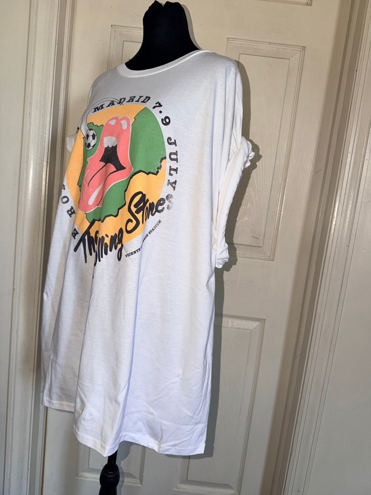 The Rolling Stones Oversized Distressed Tee