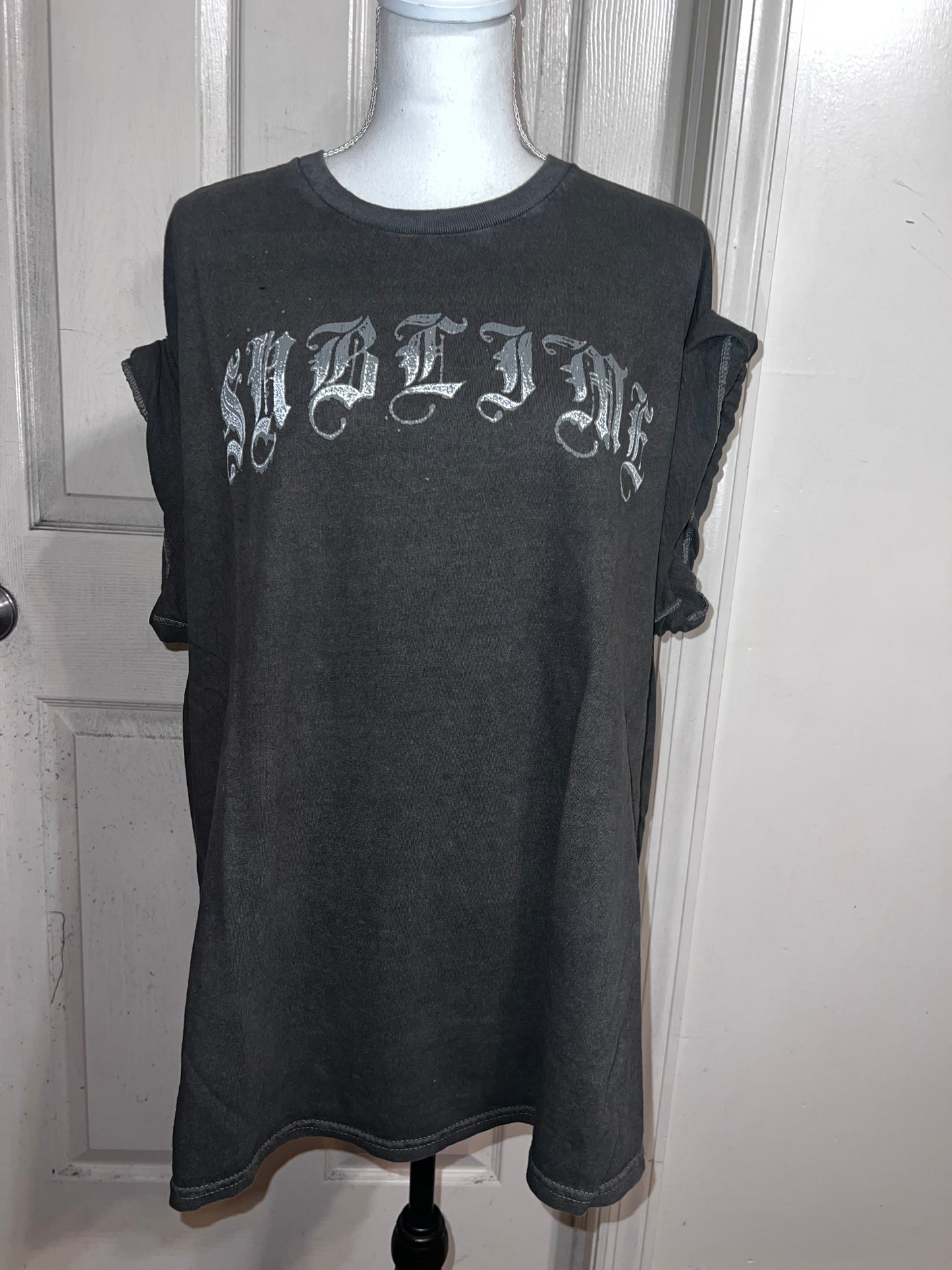 Sublime Double Sided Oversized Distressed Tee