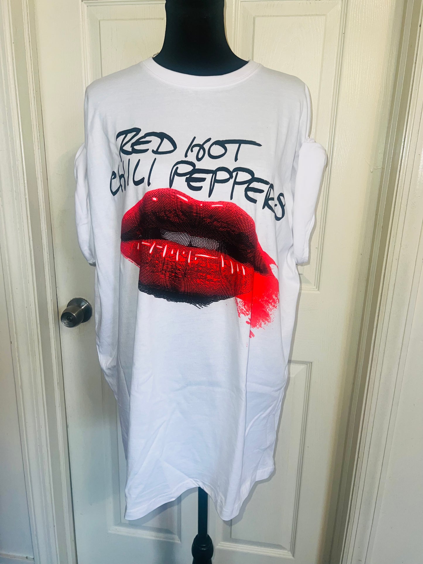 Red Hot Chili Peppers Oversized Distressed Tee