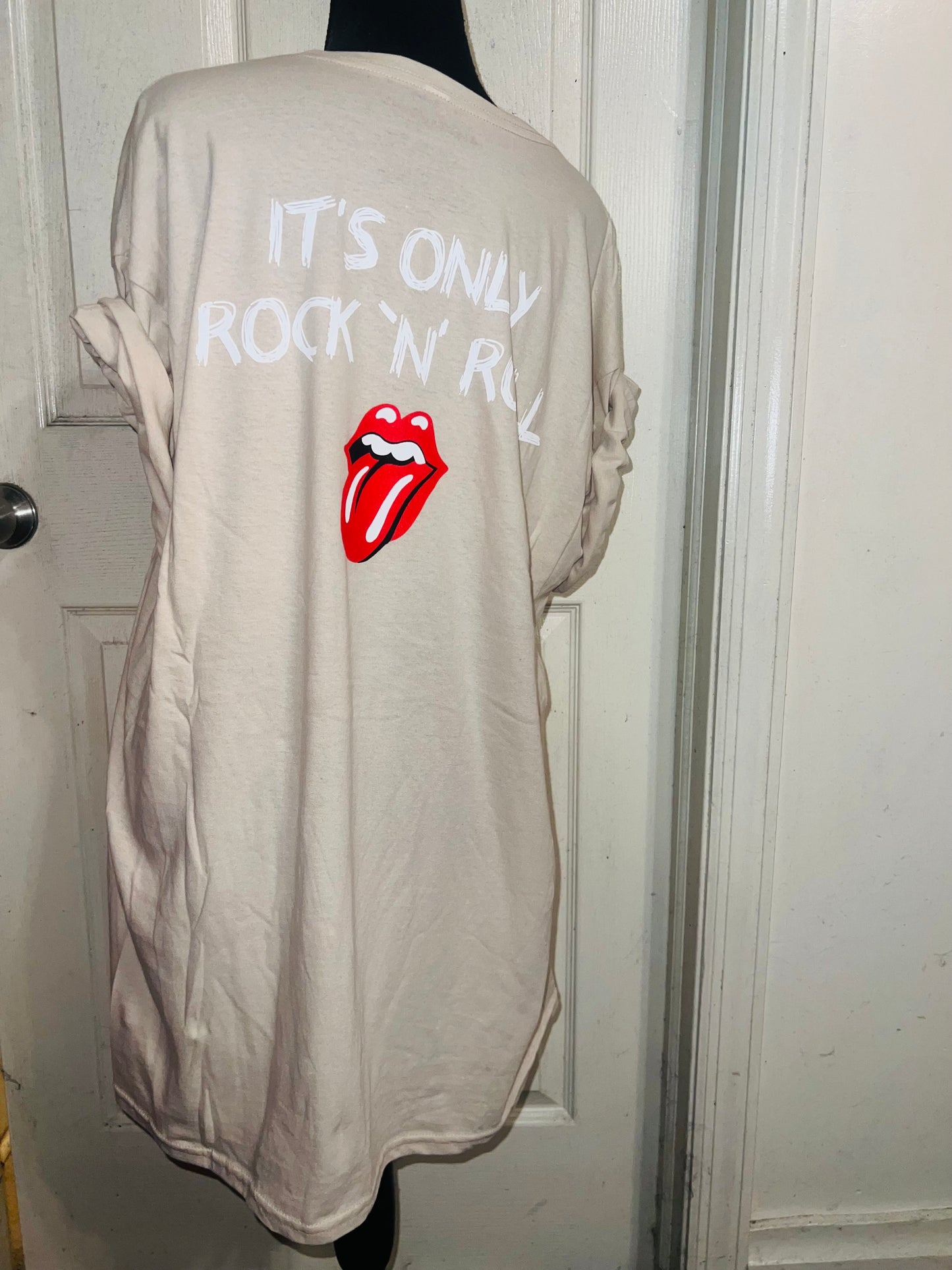 The Rolling Stones Double Sided Distressed Tee