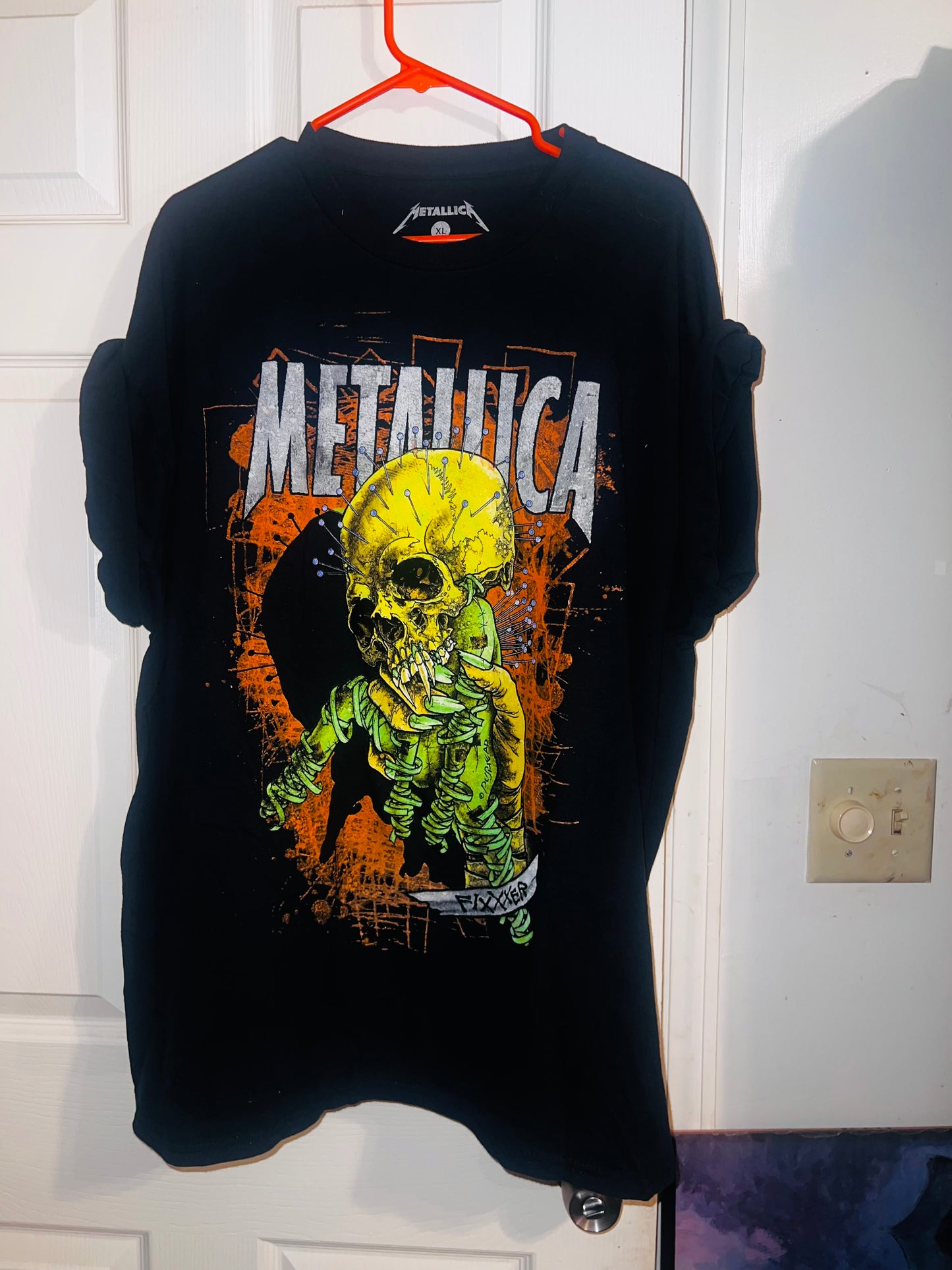 Metallica Fixxer Oversized Distressed Tee