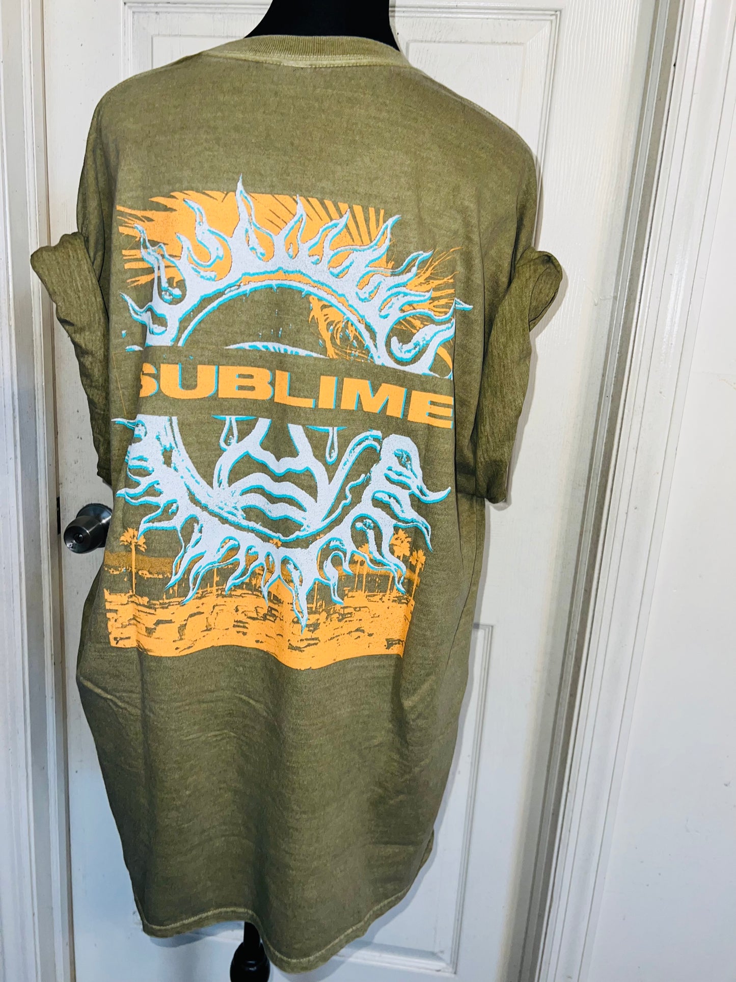 Sublime Double Sided Oversized Distressed Tee