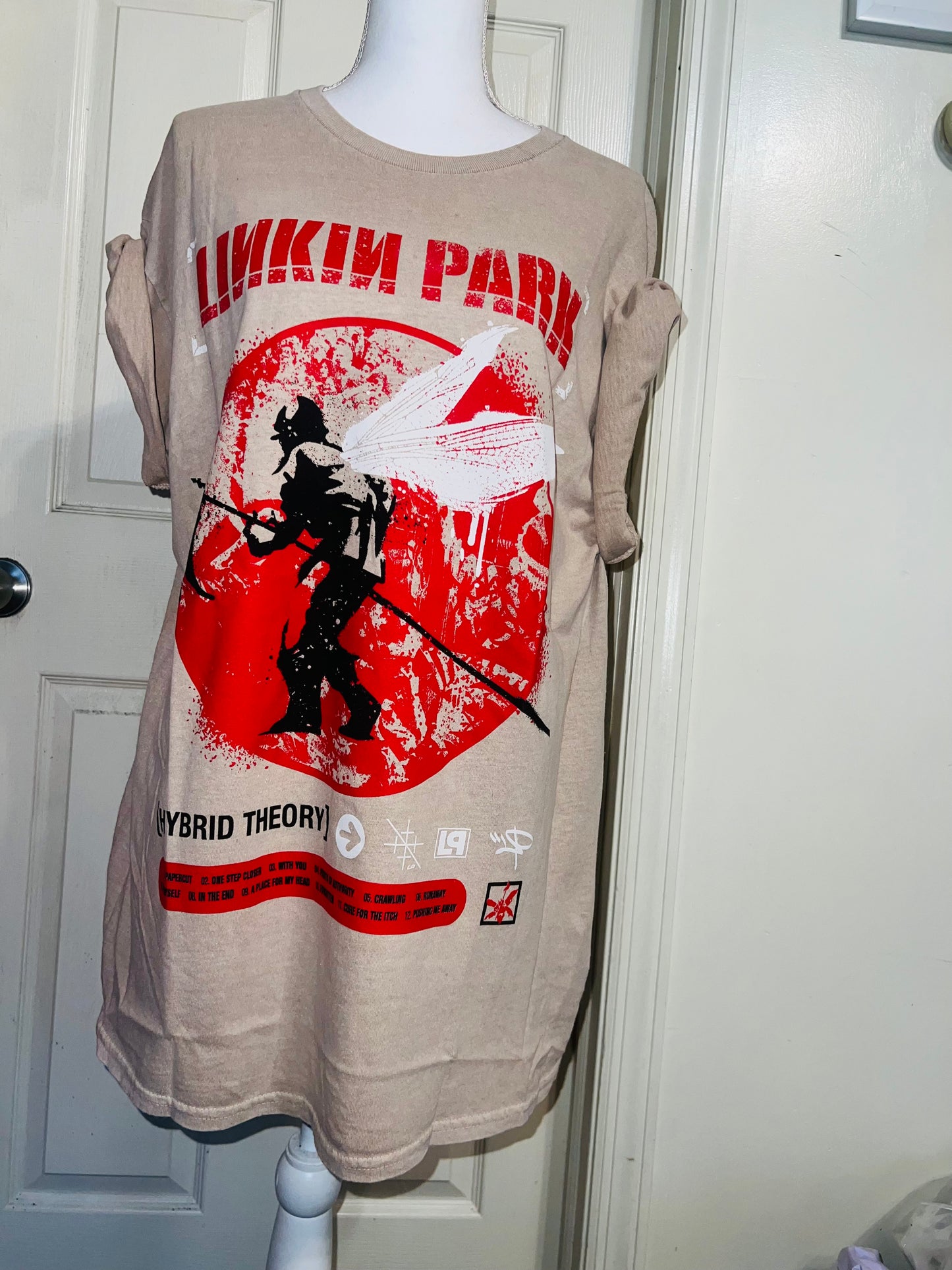 Linkin Park Oversized Distressed Tee