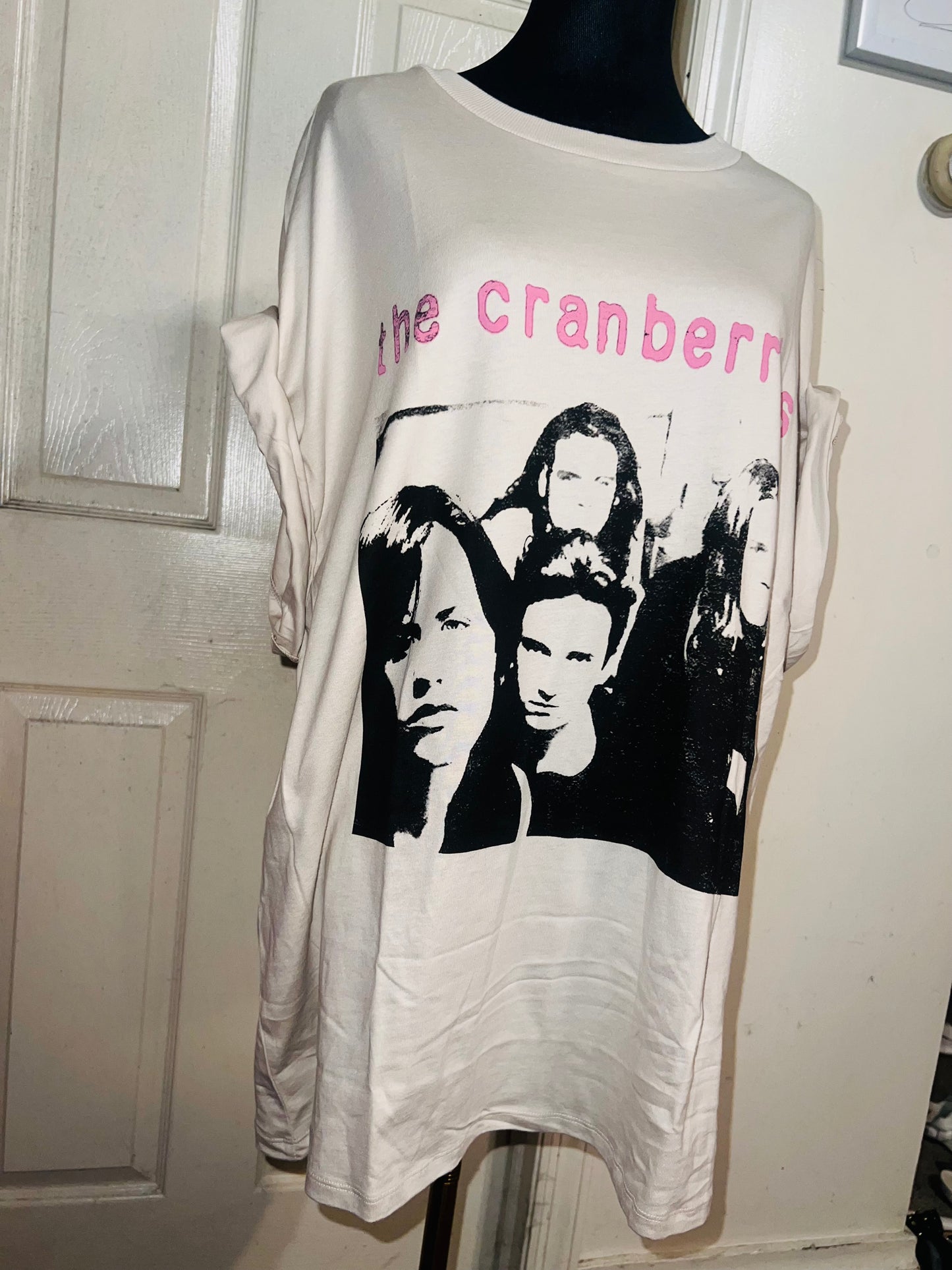 The Cranberries Oversized Distressed Tee