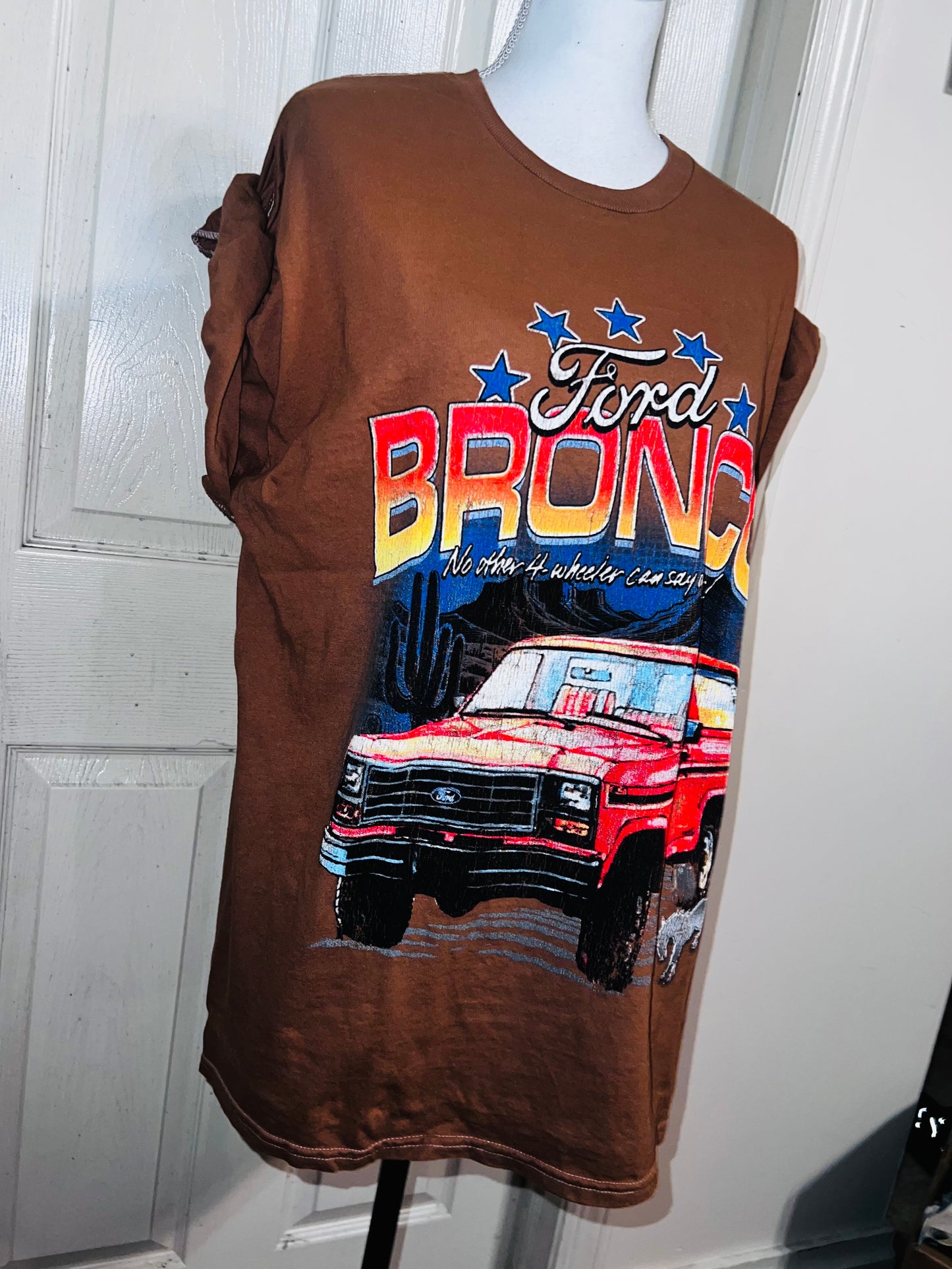 Ford Bronco Double Sided Oversized Distressed Tee