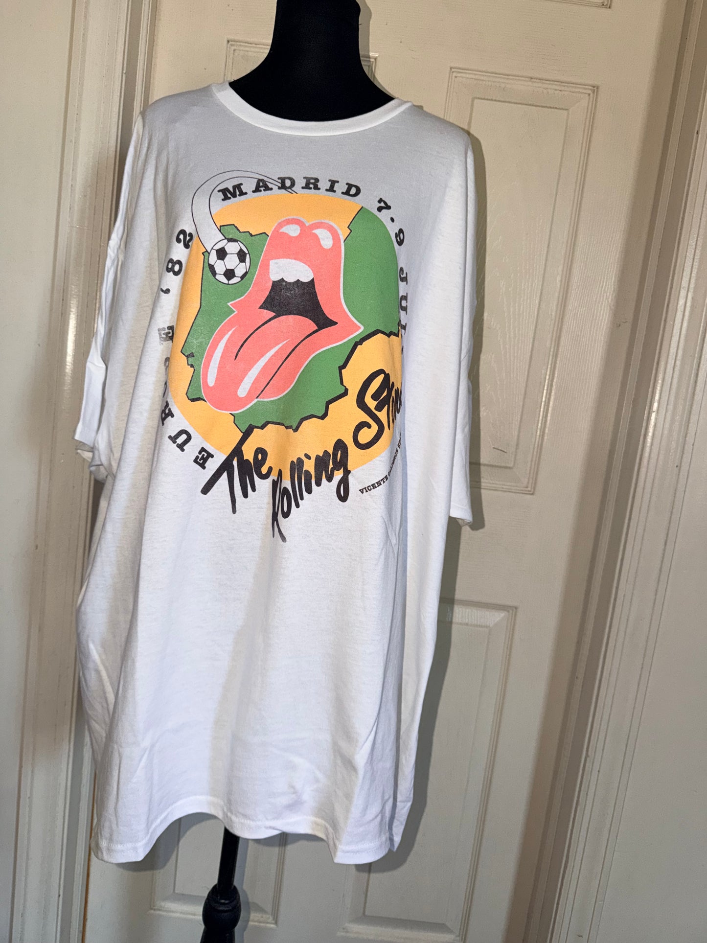 The Rolling Stones Oversized Distressed Tee