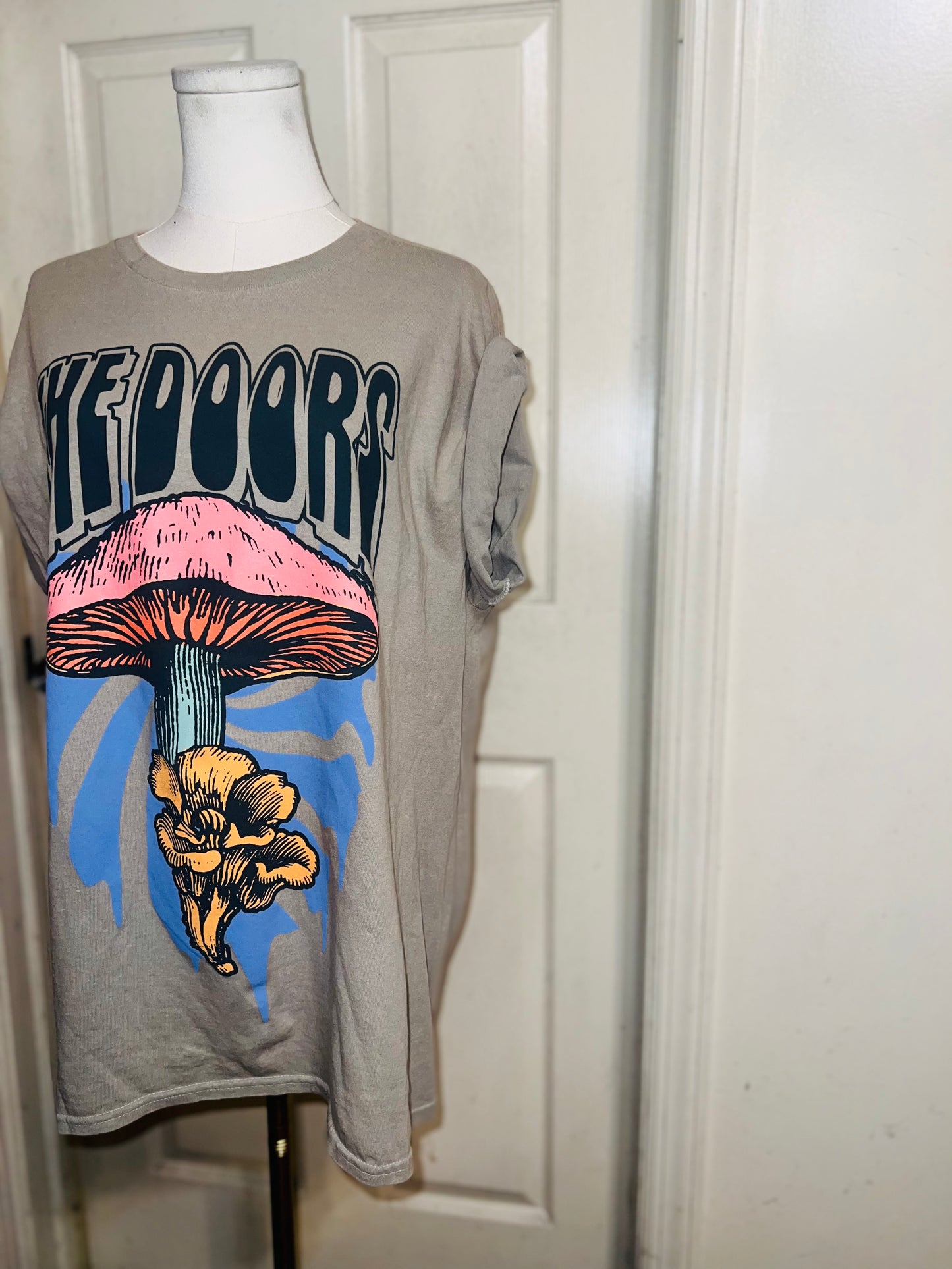 The Doors Double Sided Oversized Distressed Tee