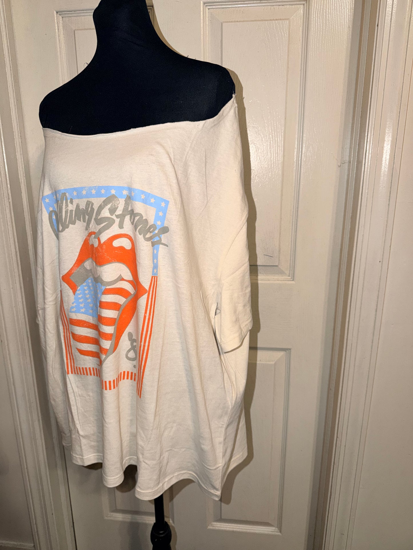 The Rolling Stones OFTS Oversized Distressed Tee