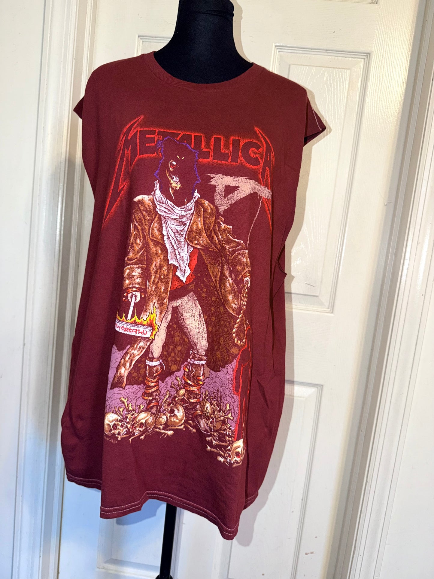 Metallica Oversized Double Sided Tann