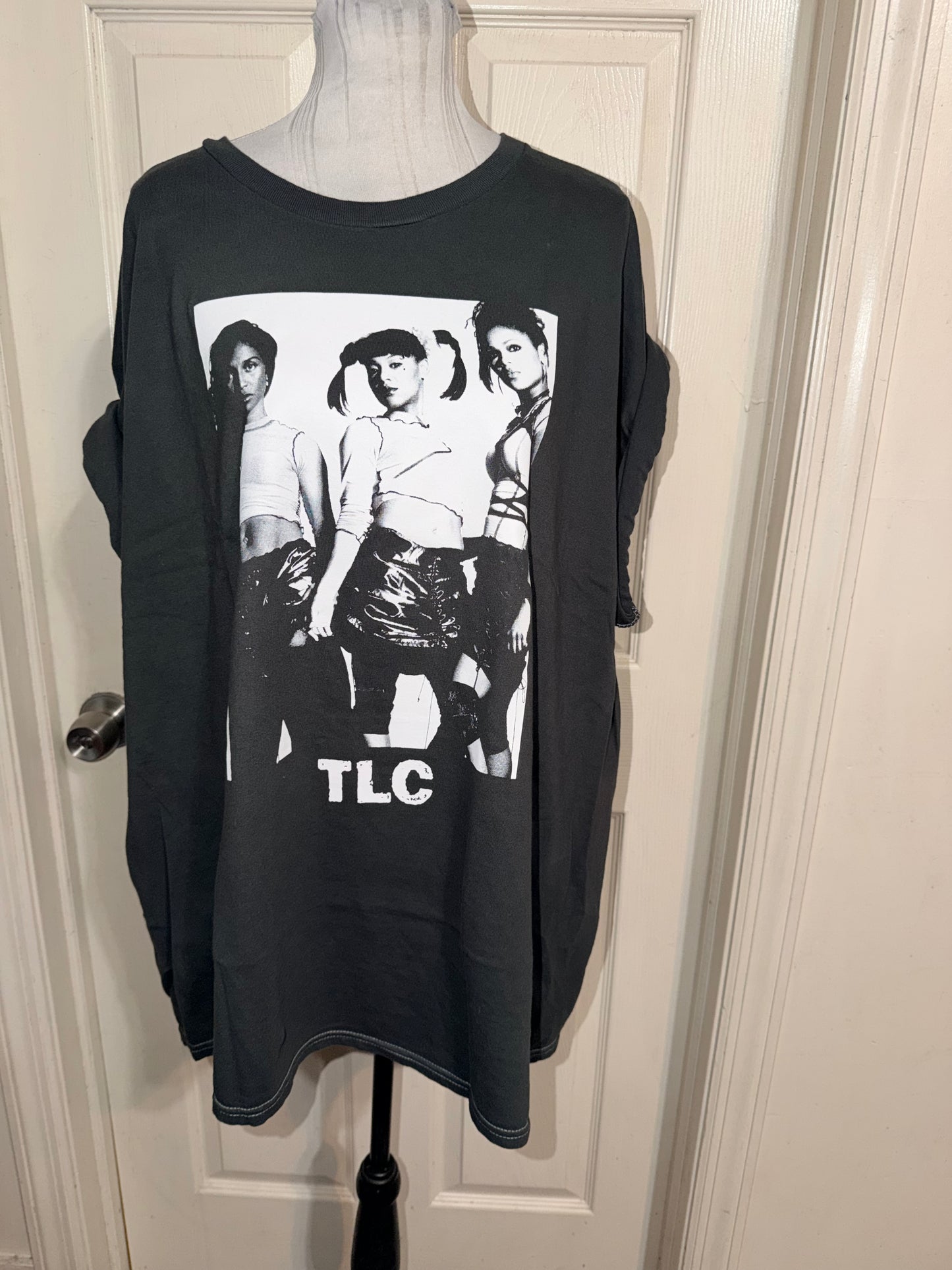 TLC Oversized Distressed Tee