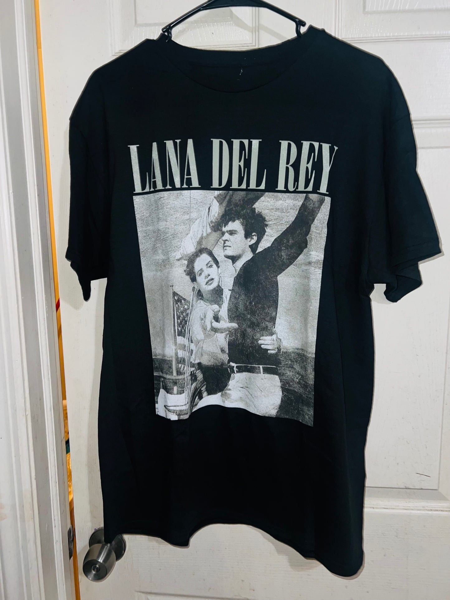 Lana Del Rey Norman Fing Rockwell Oversized Distressed Tee