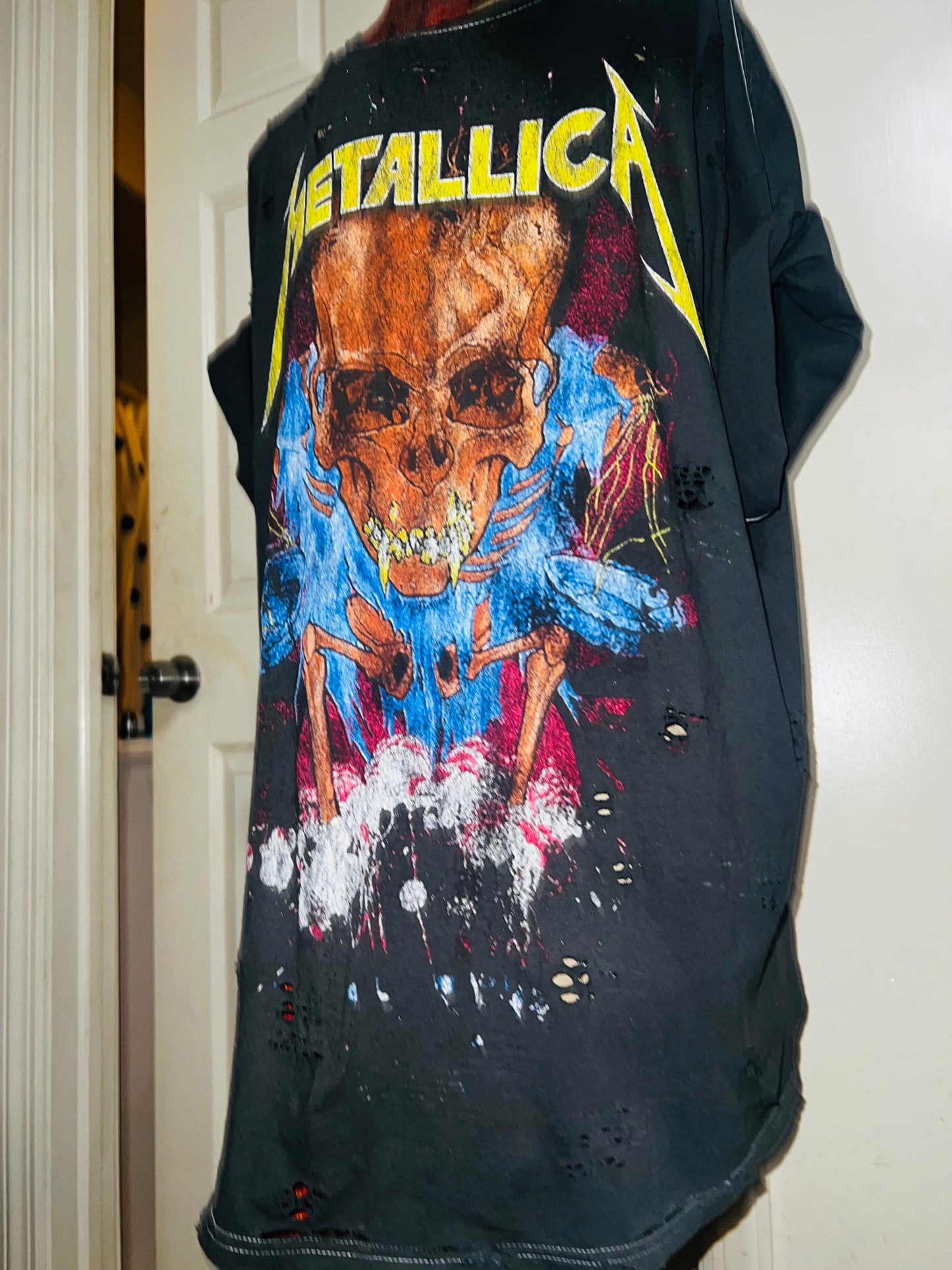 Metallica Oversized Distressed Tee