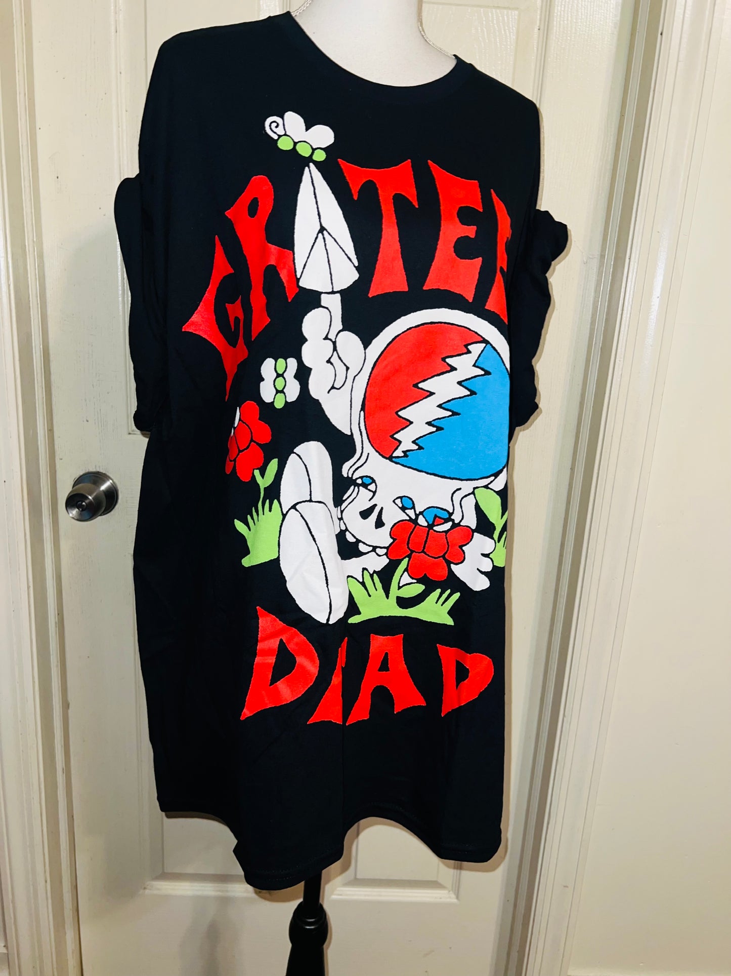 Grateful Dead Oversized Distressed Tee