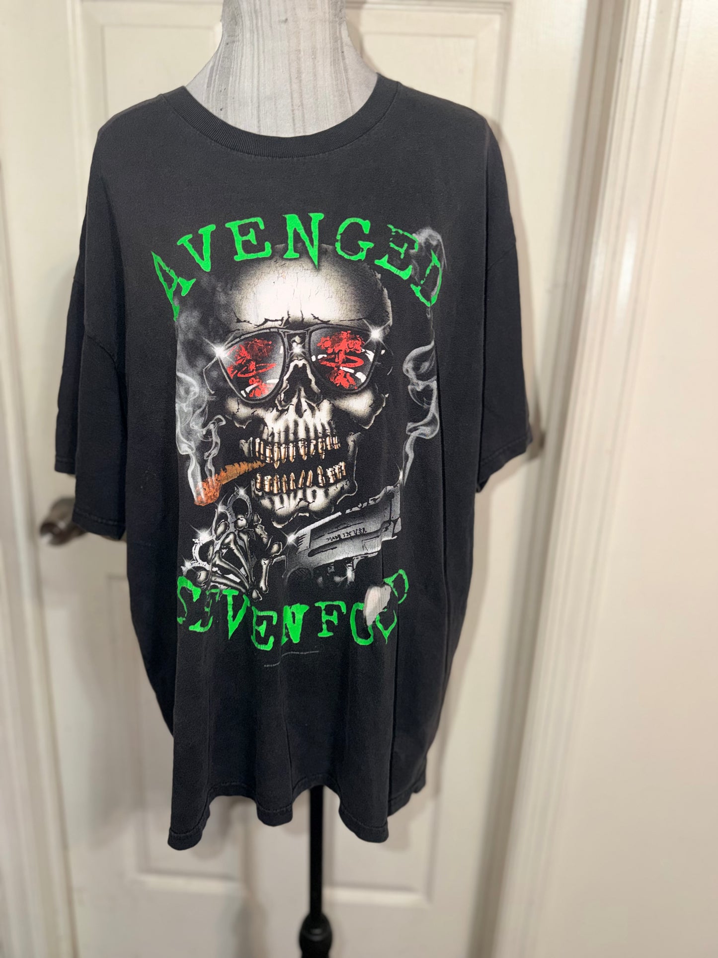 Avenged Sevenfold Vintage Oversized Distressed Tee