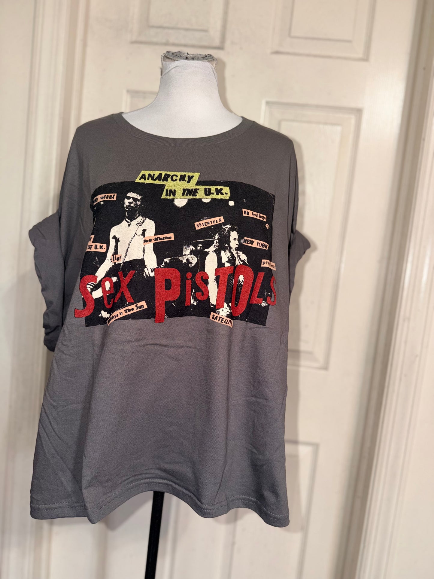 The Sex Pistols Oversized Distressed Tee
