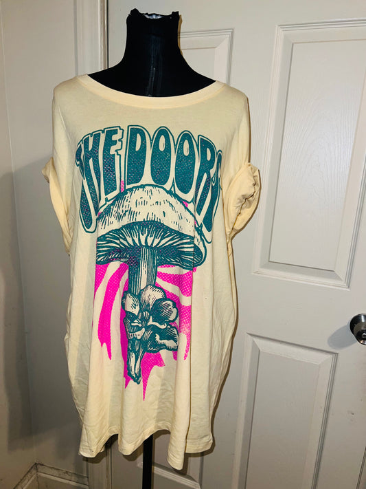 The Doors Double Sided Oversized Distressed Tee