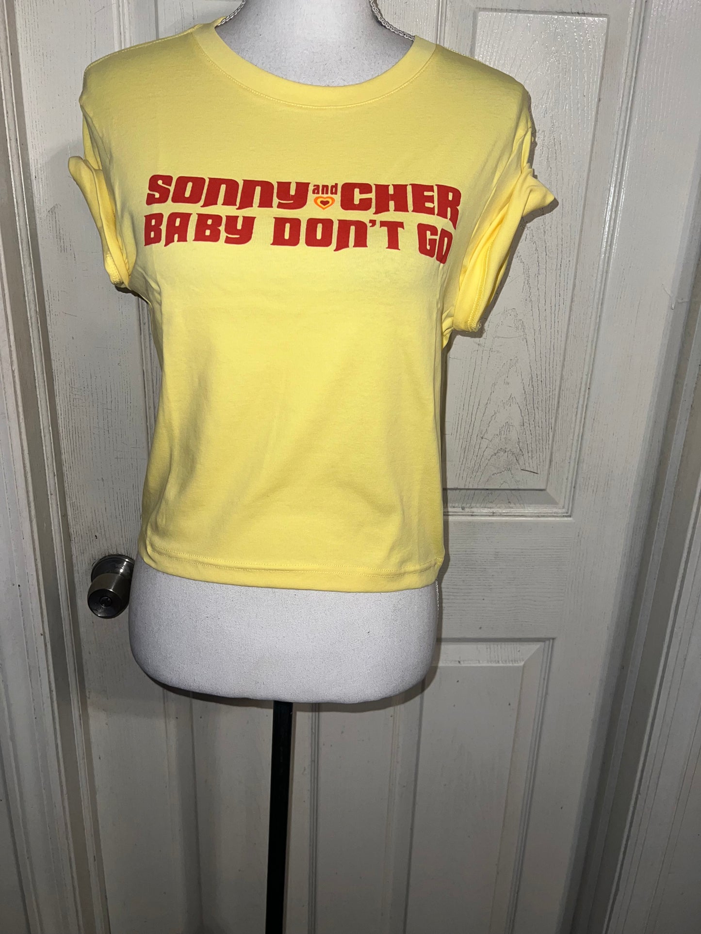 Sony & Cher Distressed Baby Tee