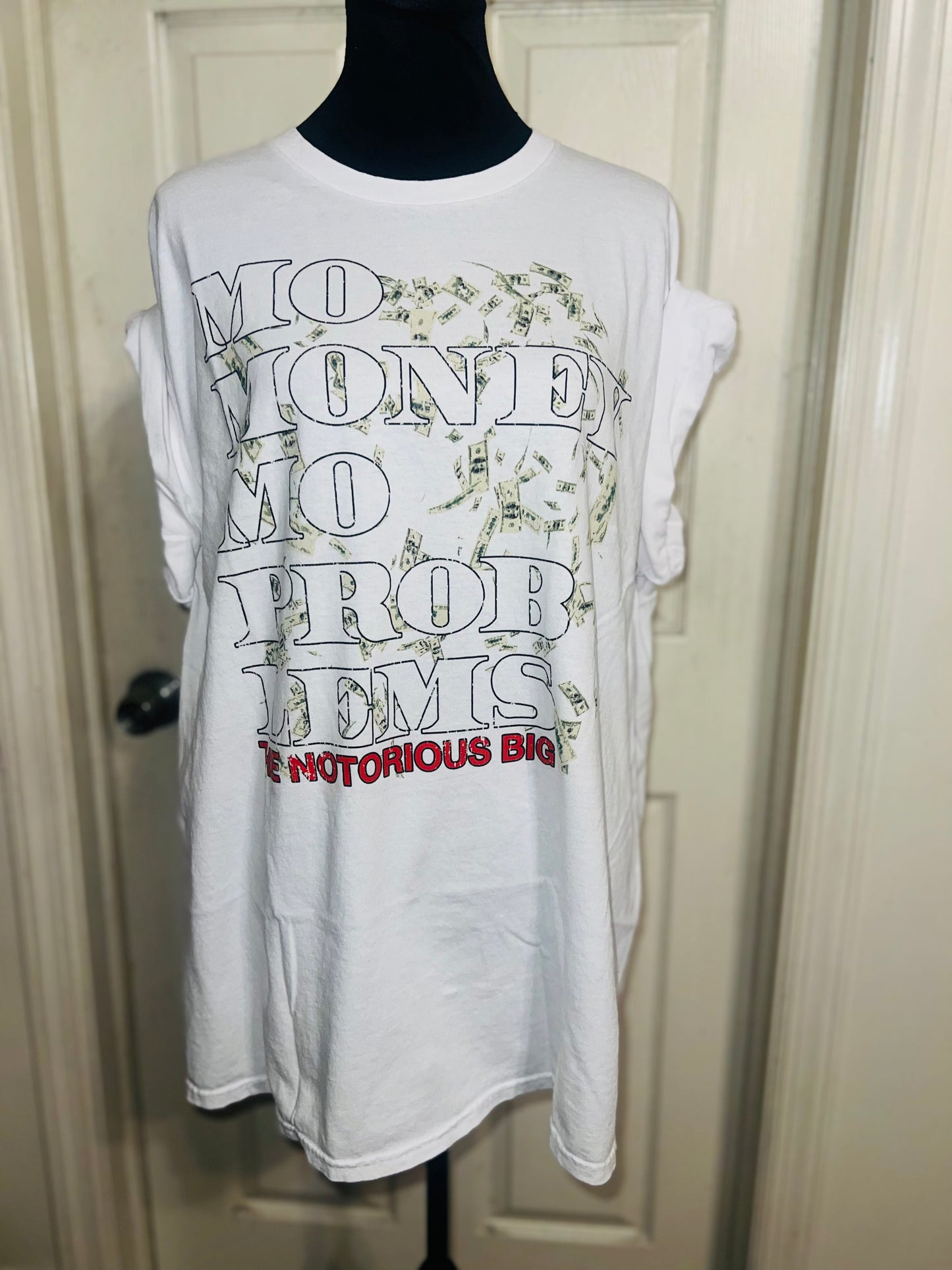 Notorious BIG Oversized Distressed Tee