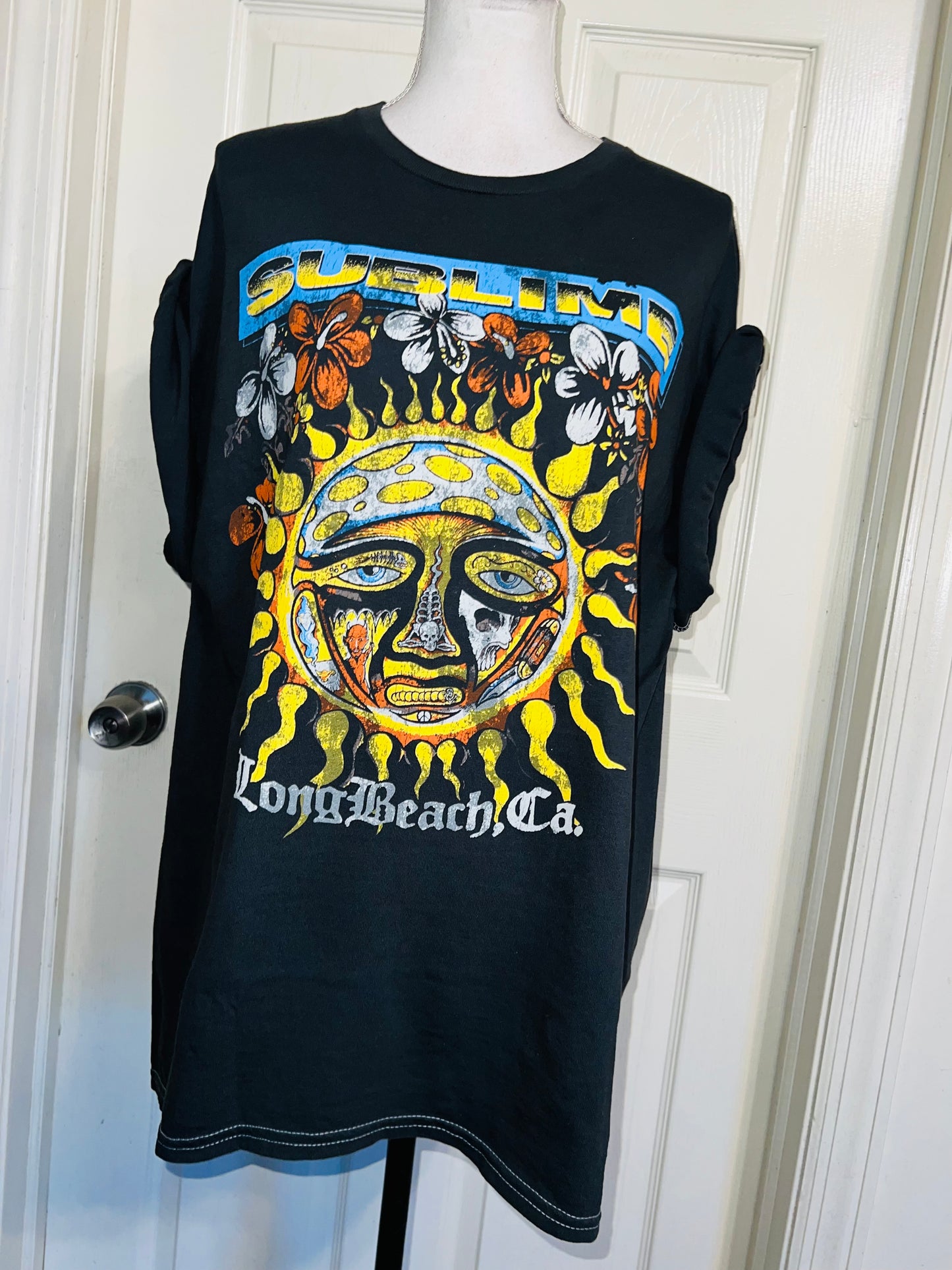 Sublime Double Sided Oversized Distressed Tee