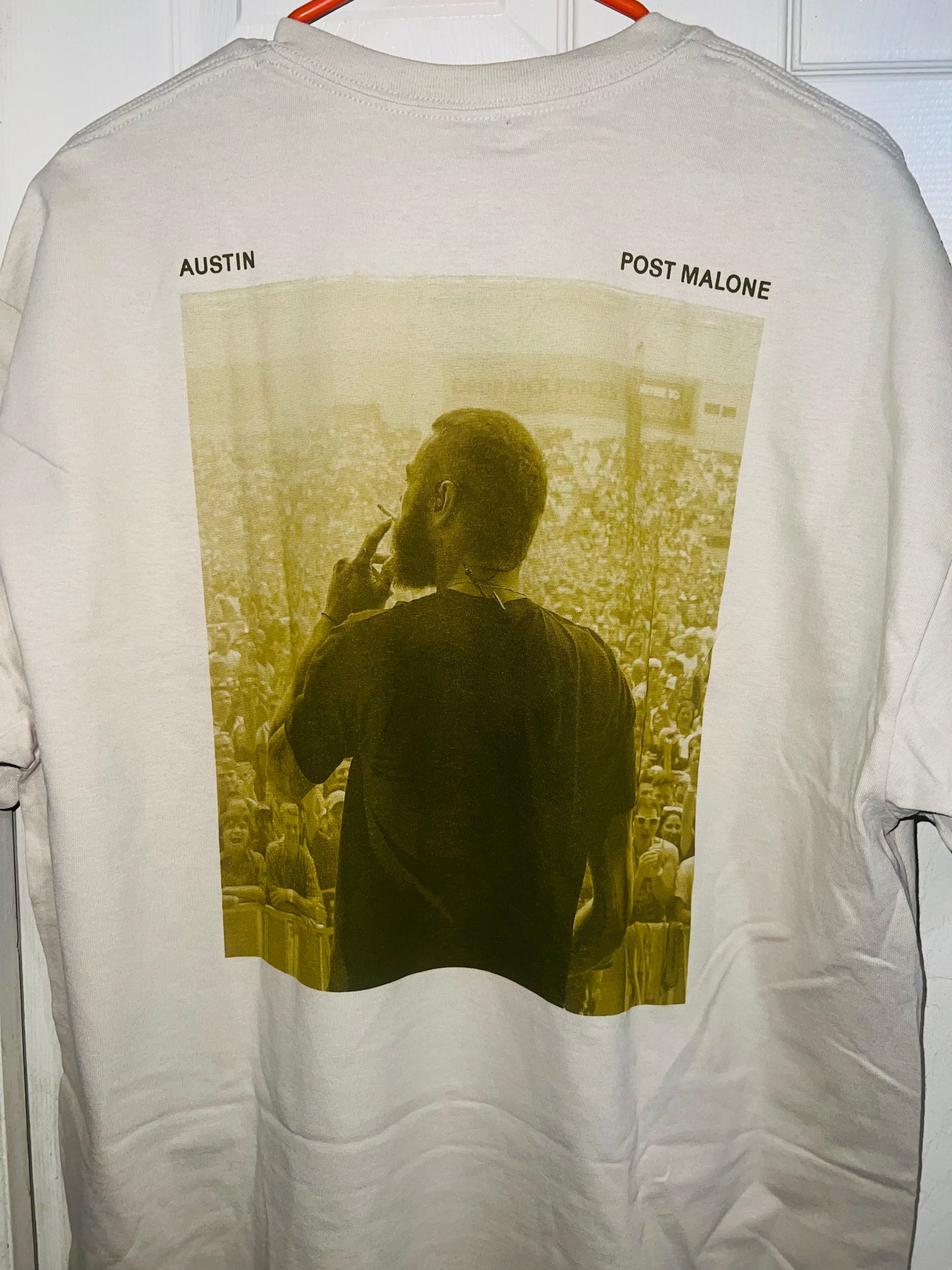 Post Malone Austin Double Sided Distressed Tee