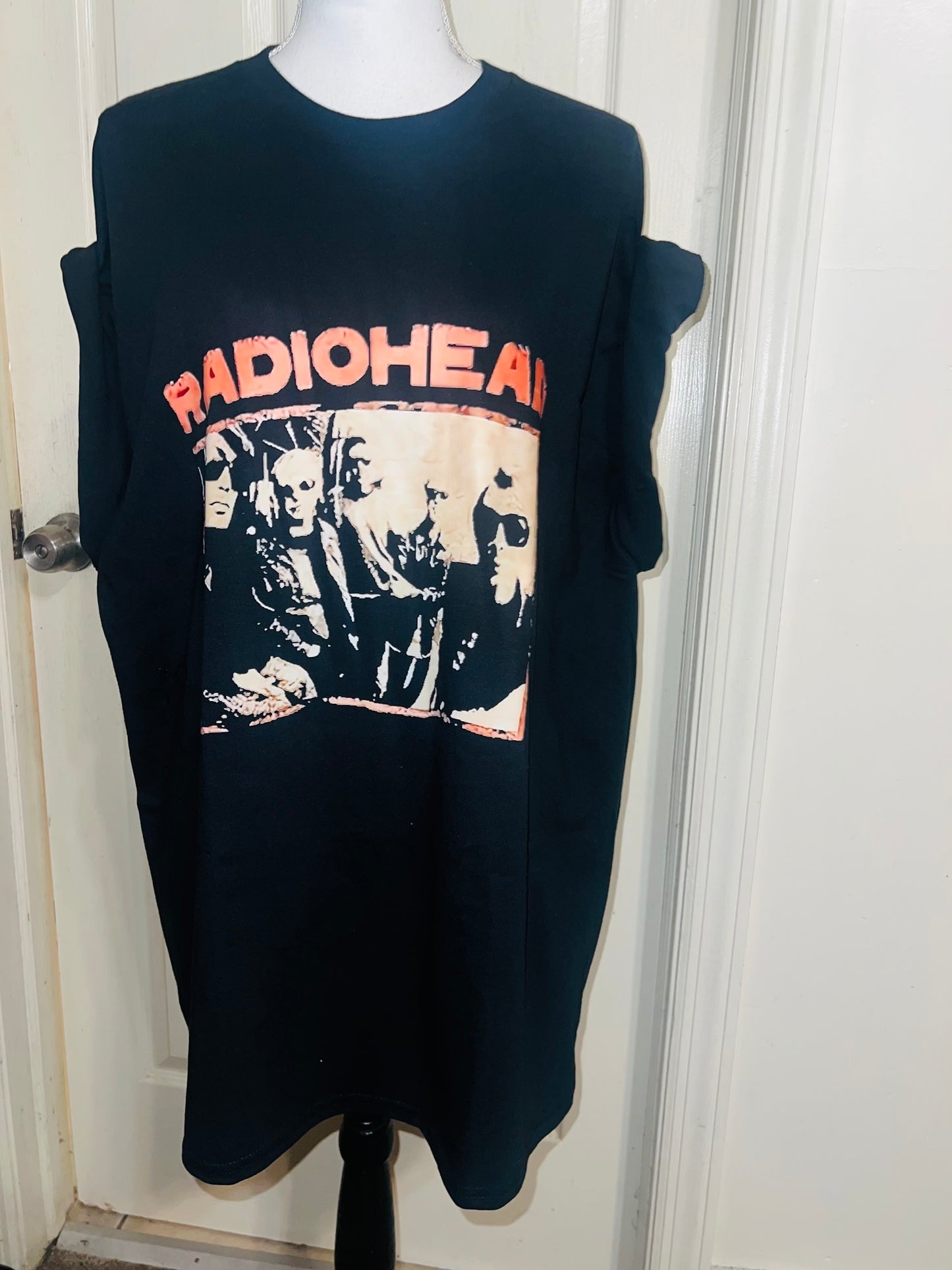 Radiohead Oversized Distressed Tee