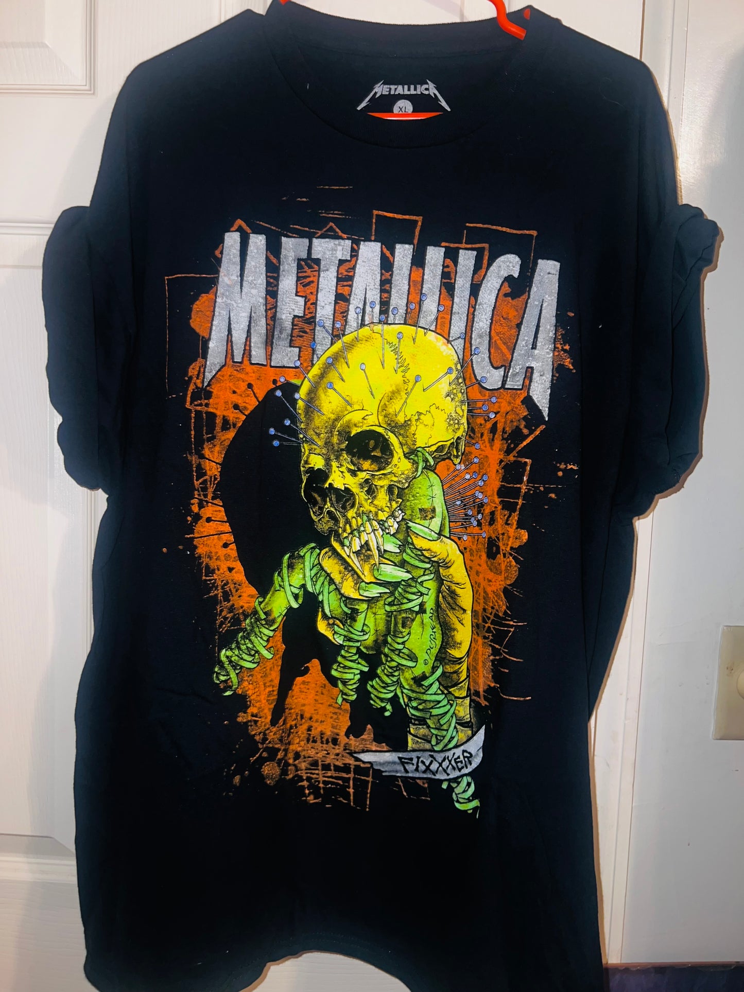 Metallica Fixxer Oversized Distressed Tee