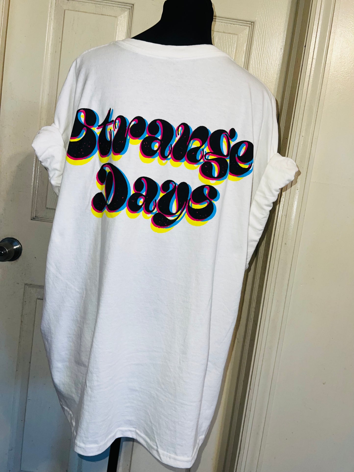 The Doors Double Sided Oversized Distressed Tee
