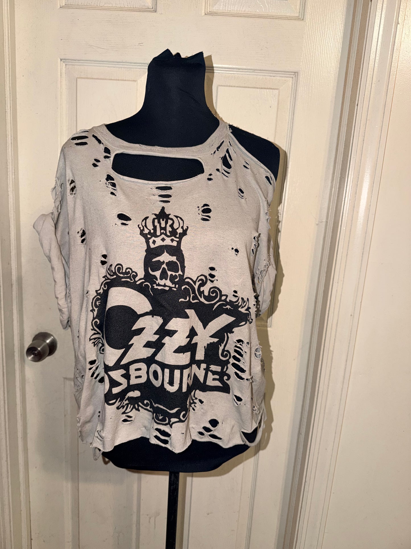 Ozzy Osbourne Oversized Distressed Tee (As Is)