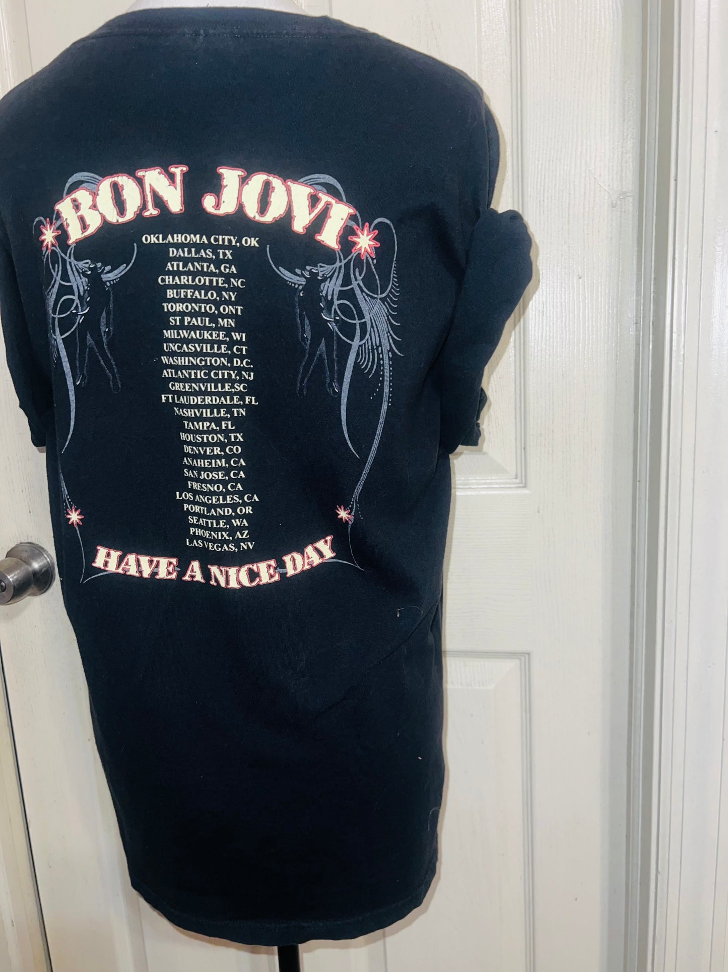 Bon Jovi Vintage Double Sided Tour Tee