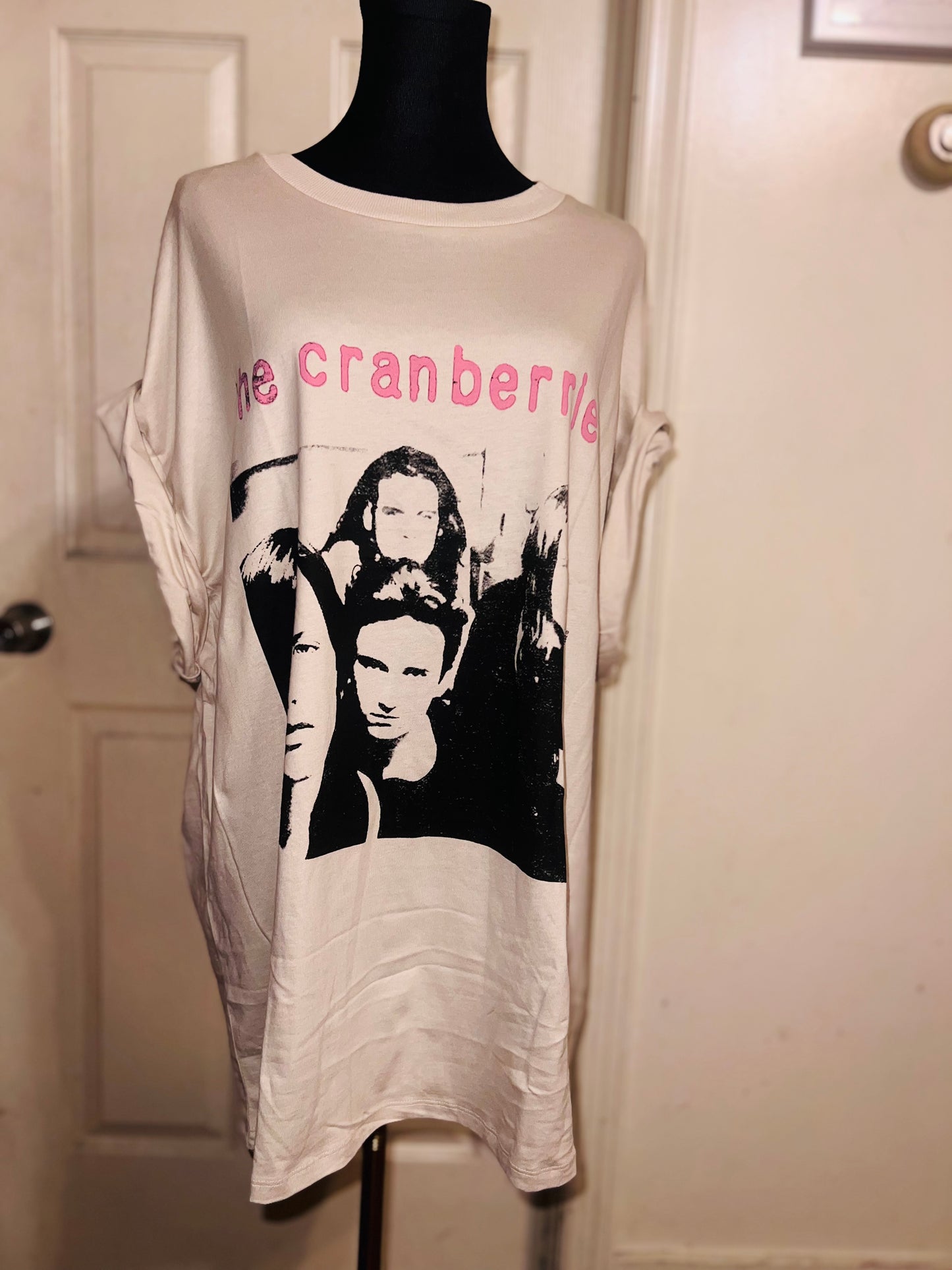 The Cranberries Oversized Distressed Tee