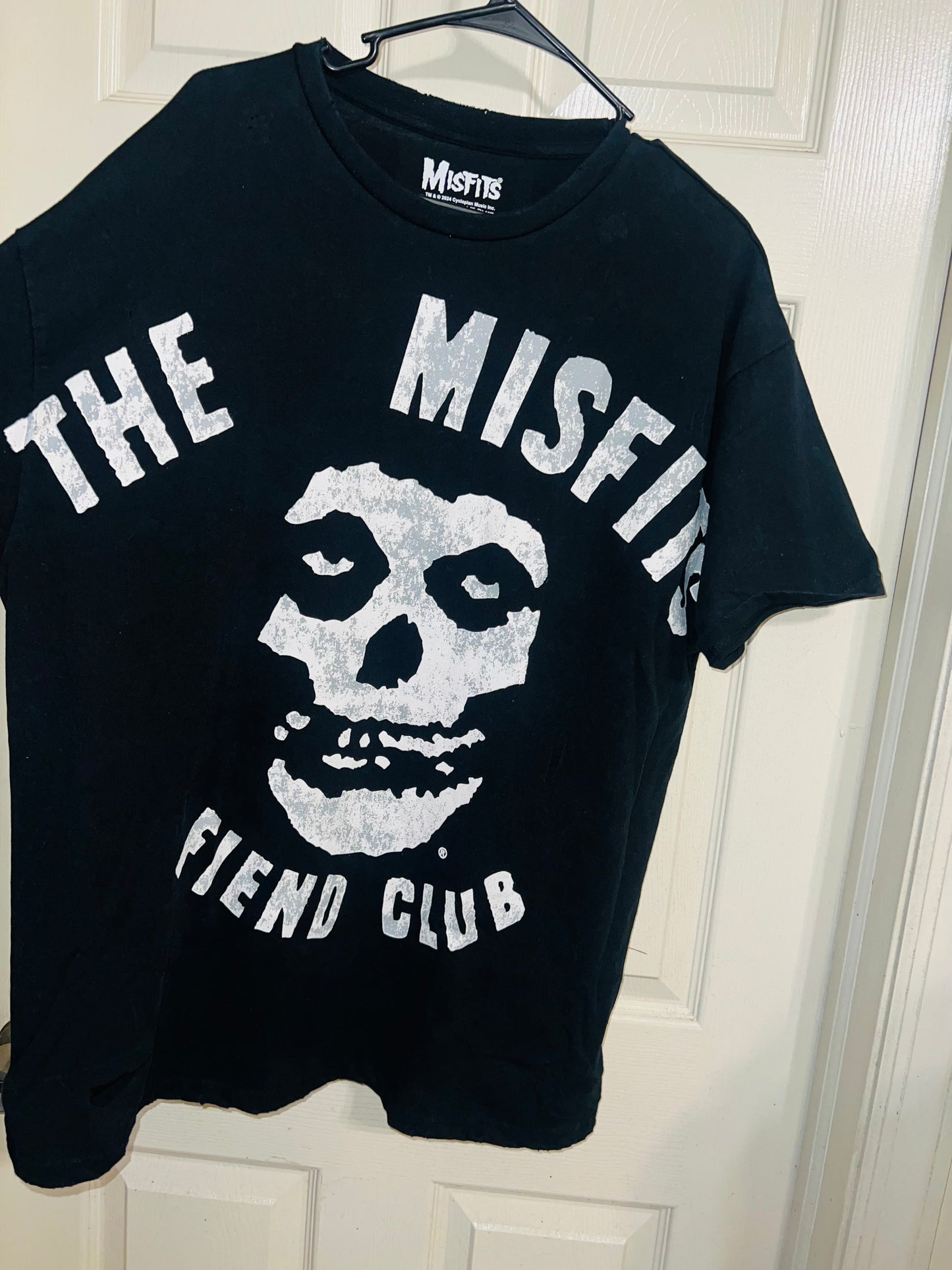 The Misfits Fiend Club Oversized Distressed Tee