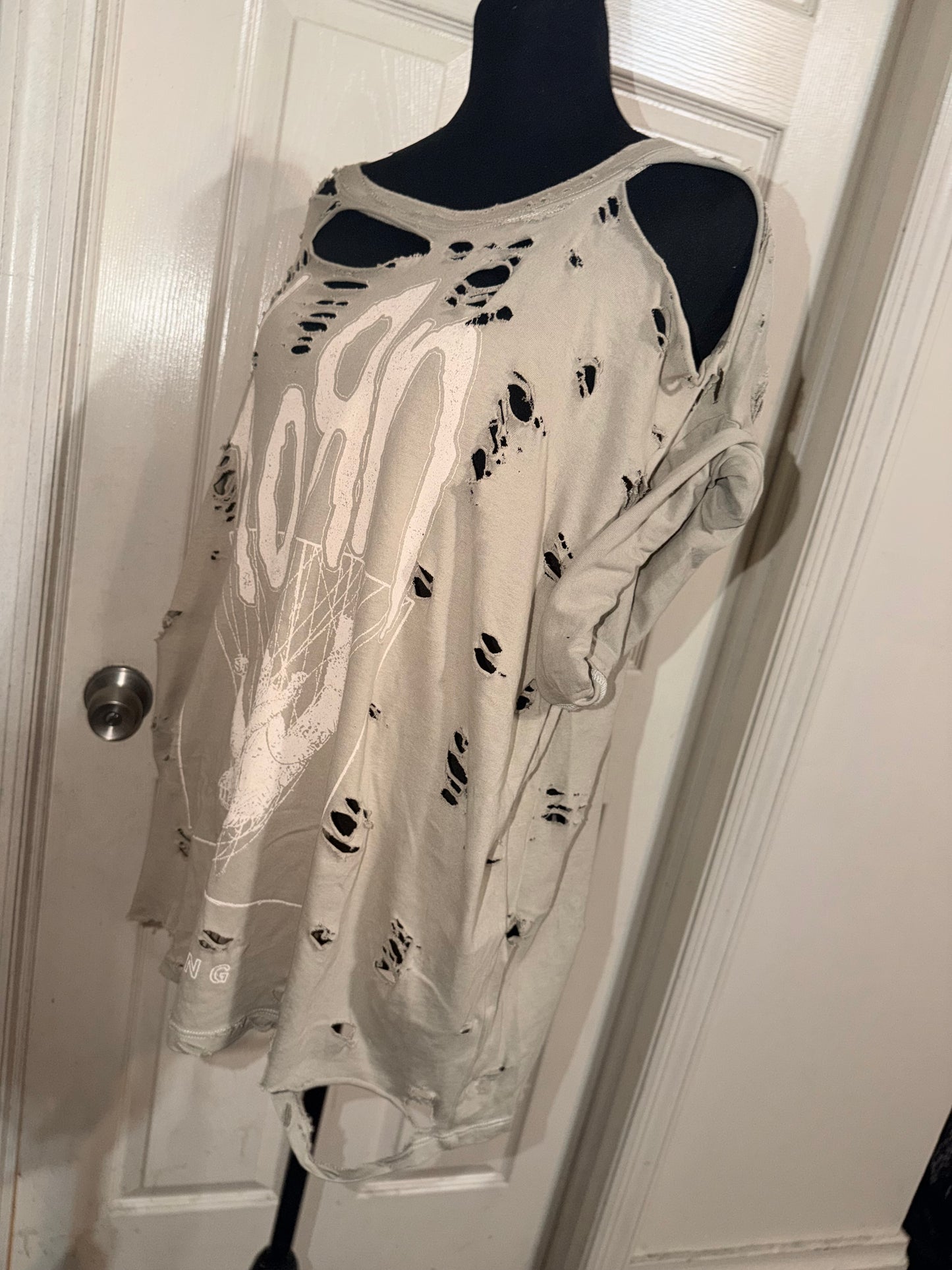 Korn Oversized Distressed Tee