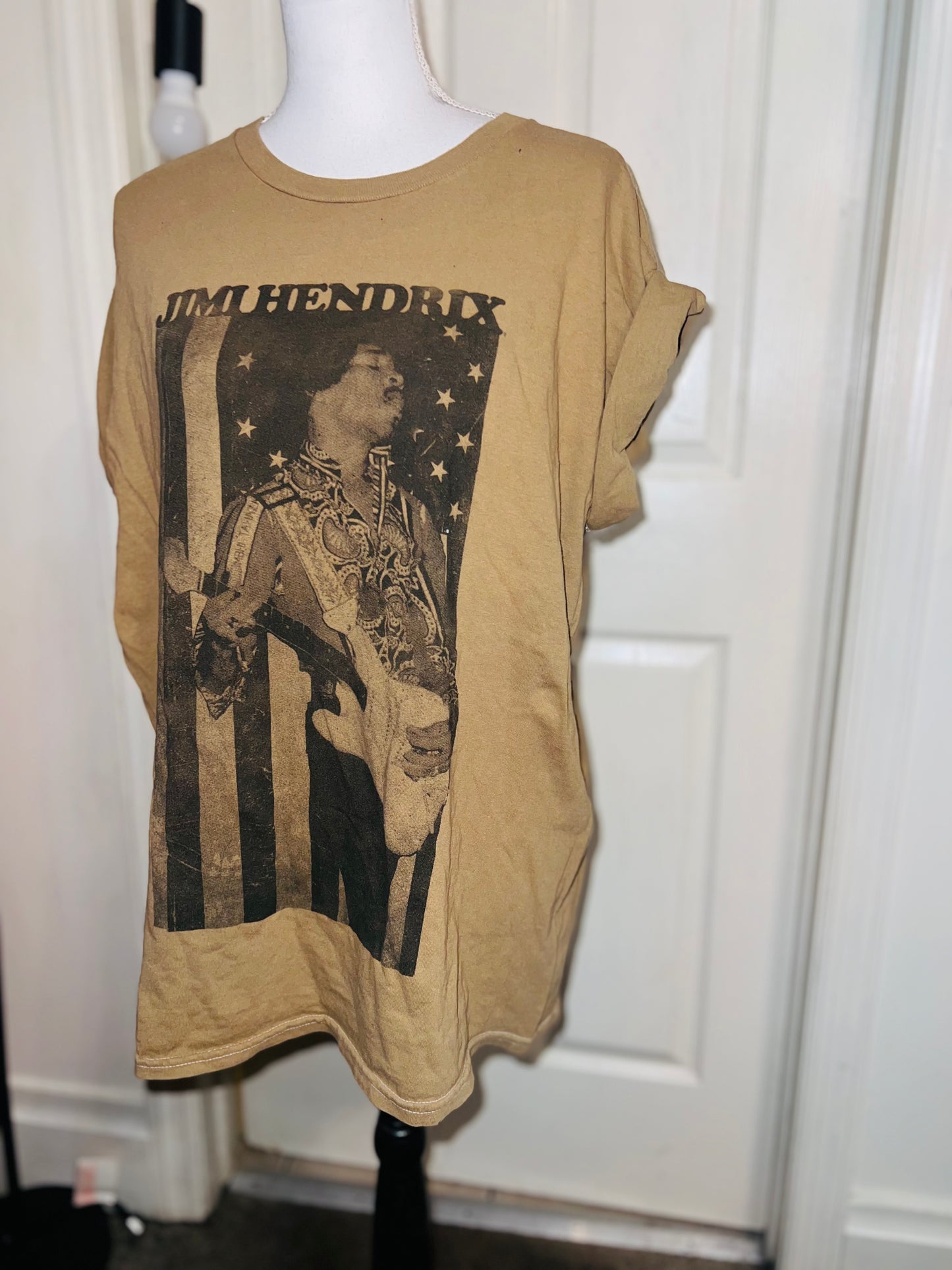 Jimi Hendrix Oversized Distressed Tee