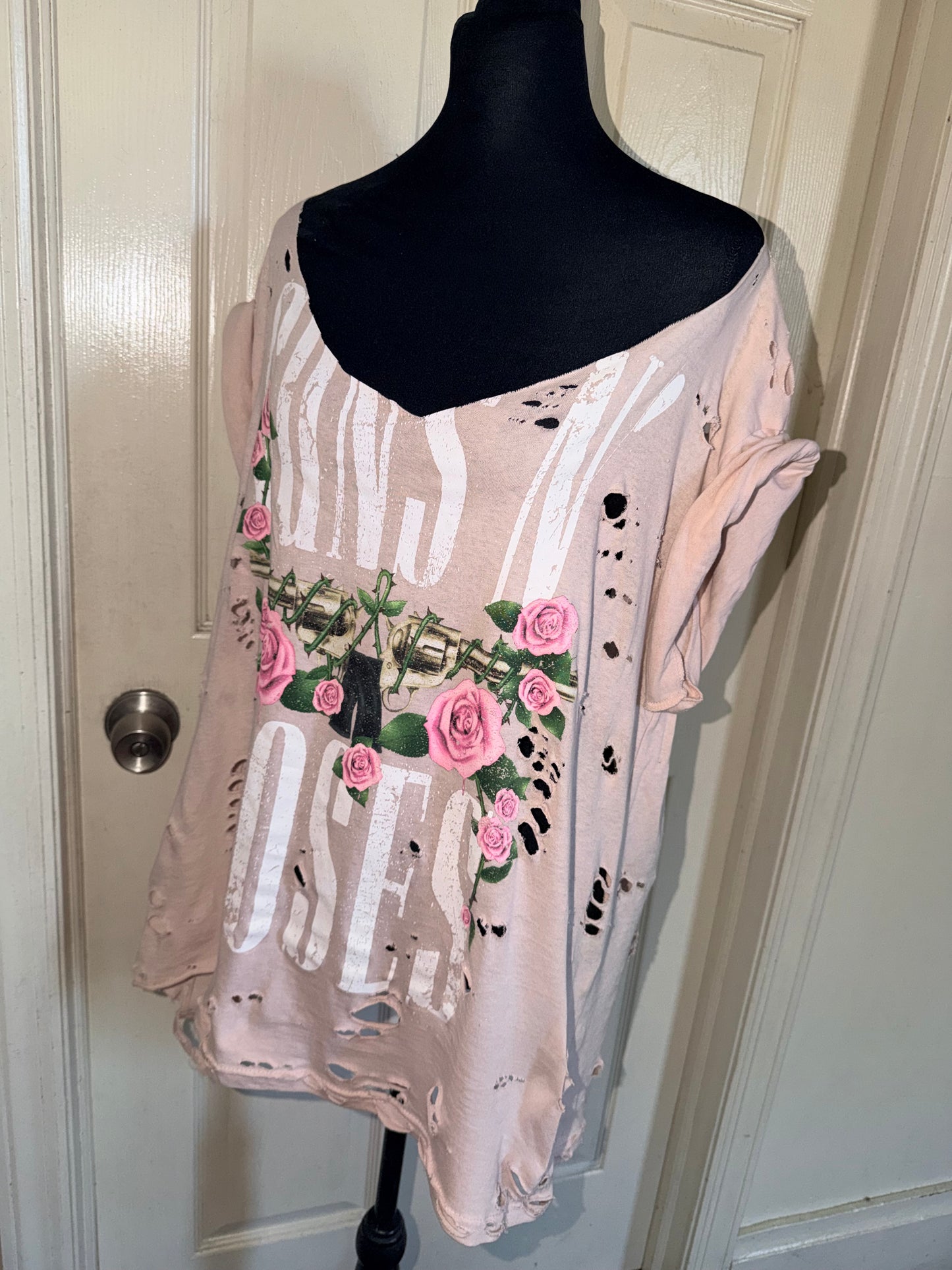 Guns N’ Roses Oversized Distressed Tee