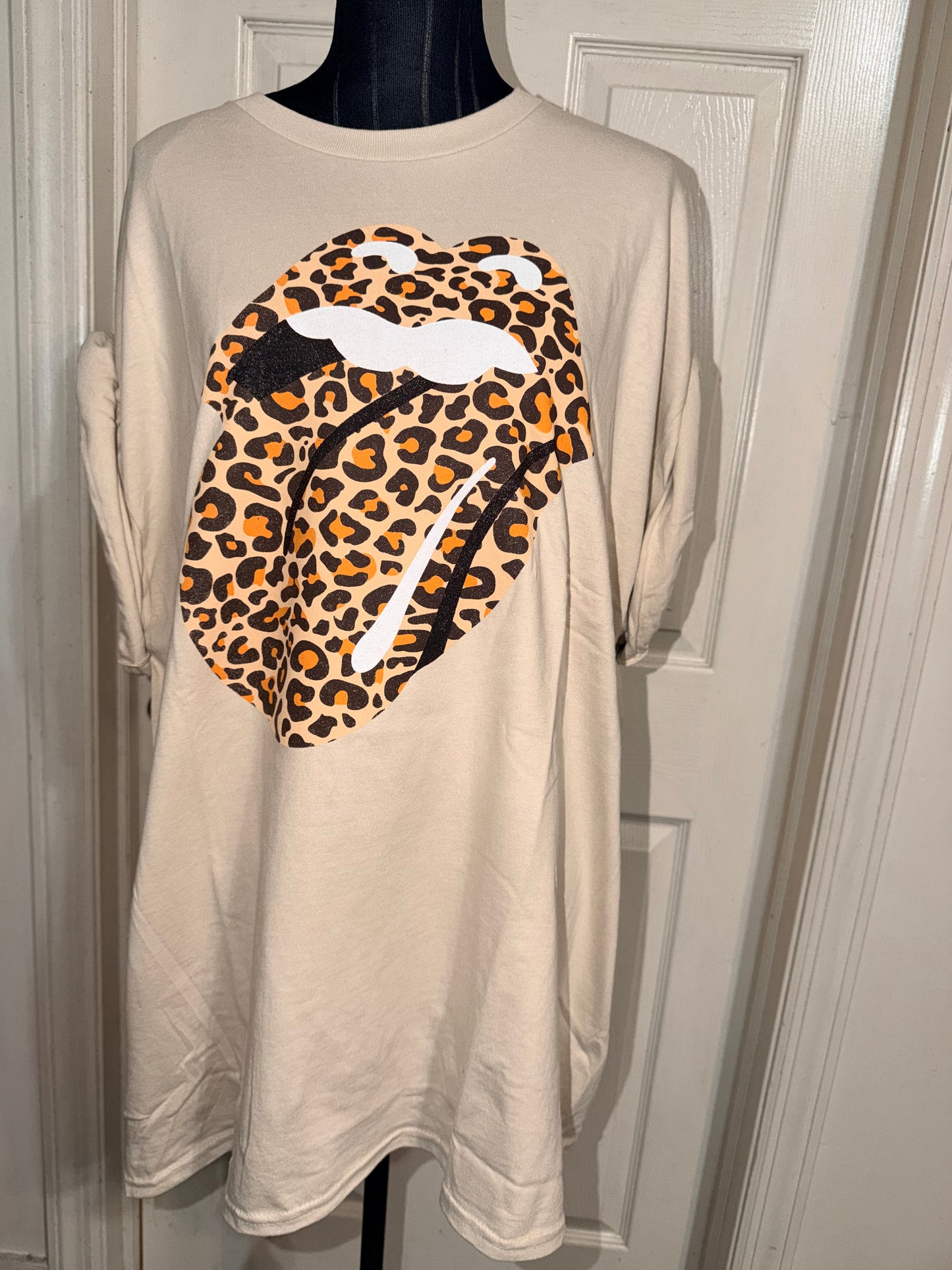 The Rolling Stones Oversized Distressed Tee