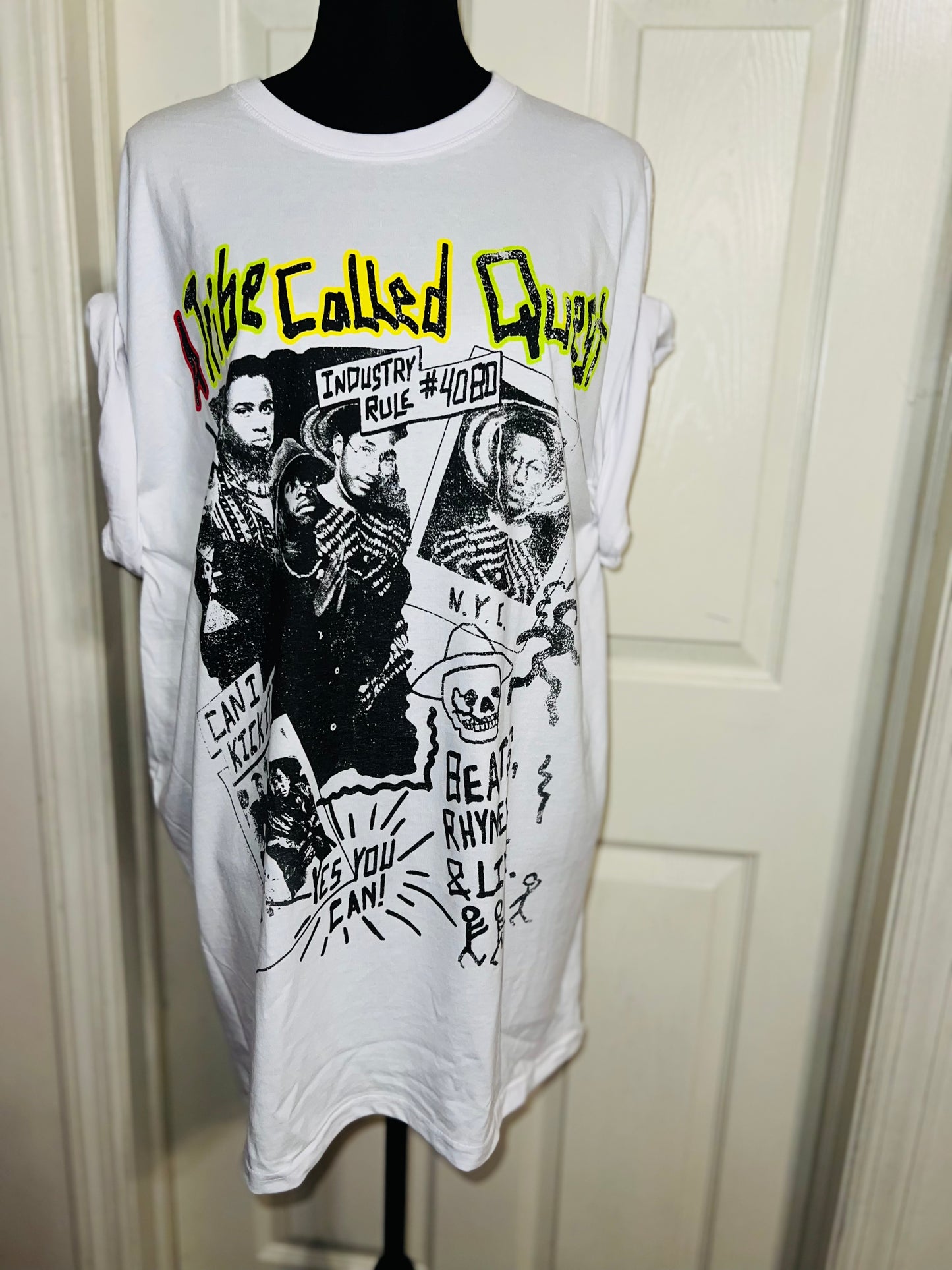 A Tribe Called Quest Oversized Distressed Tee