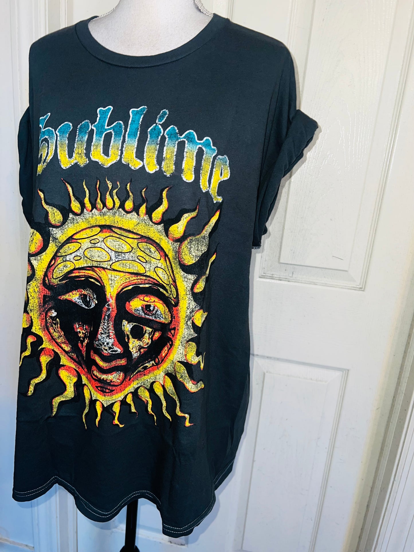 Sublime Double Sided Oversized Distressed Tee