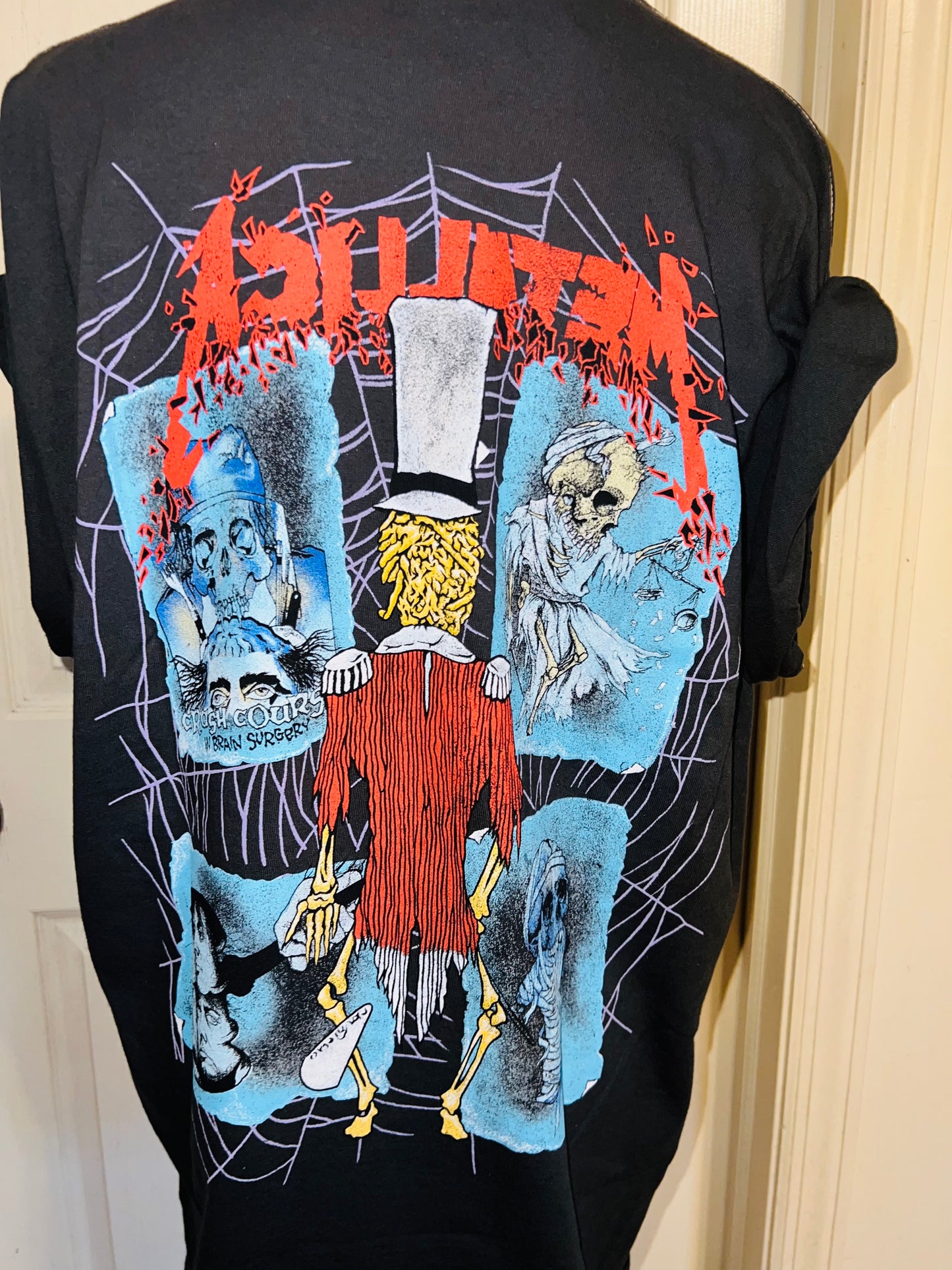 Metallica Double Sided Oversized Distressed Tee
