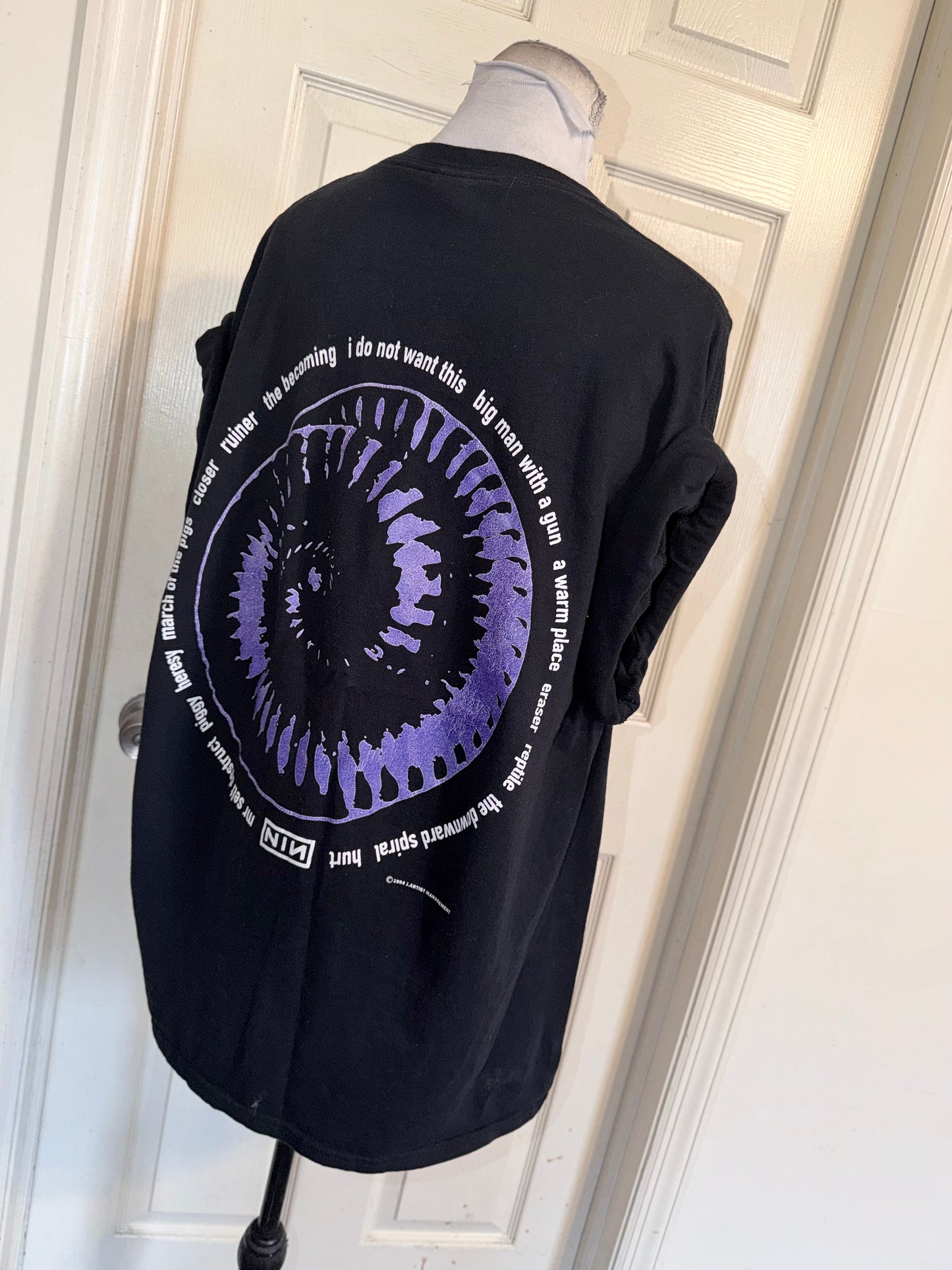 Nine Inch Nails Double Sided Oversized Distressed Tee