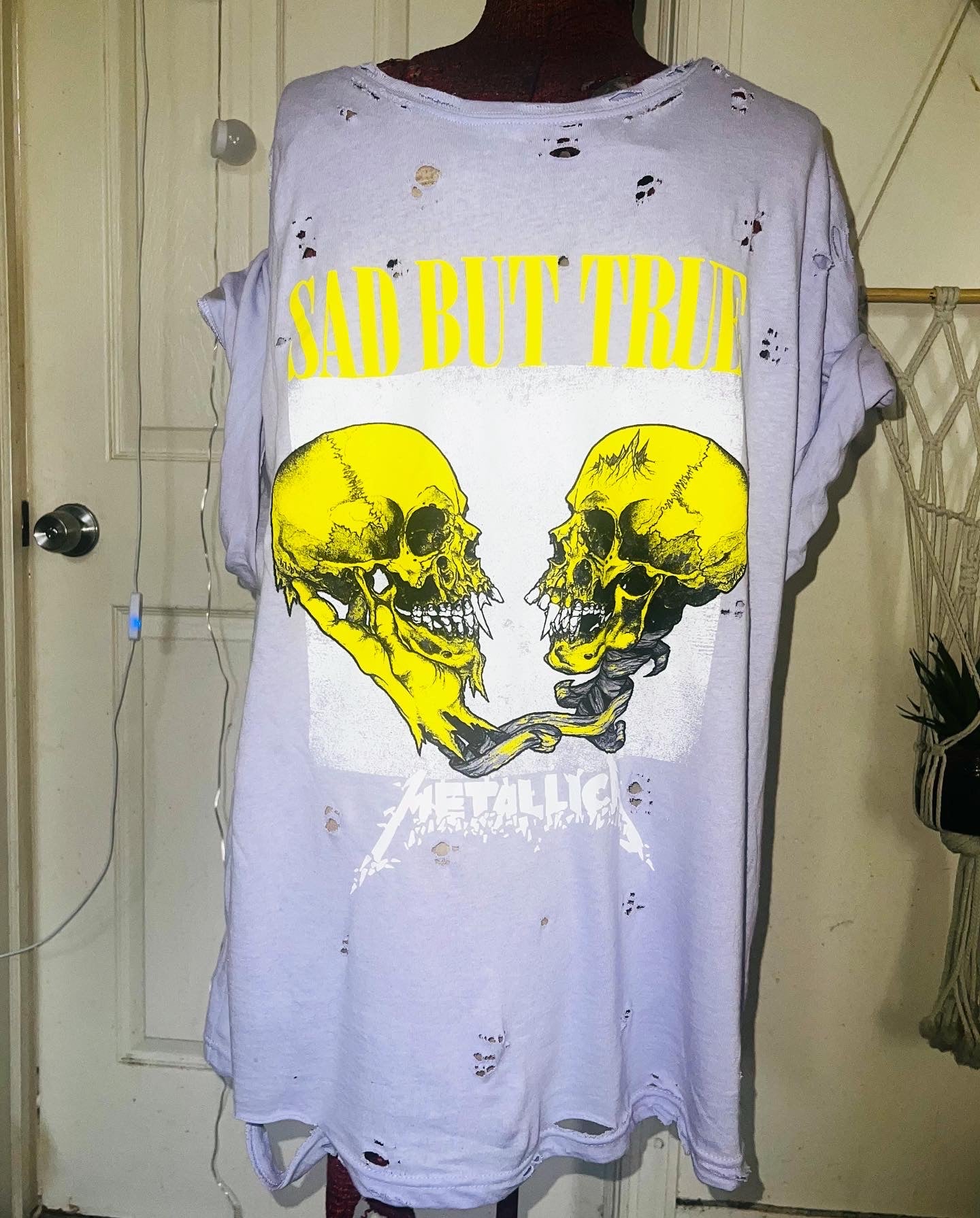 Metallica Oversized Distressed Tee