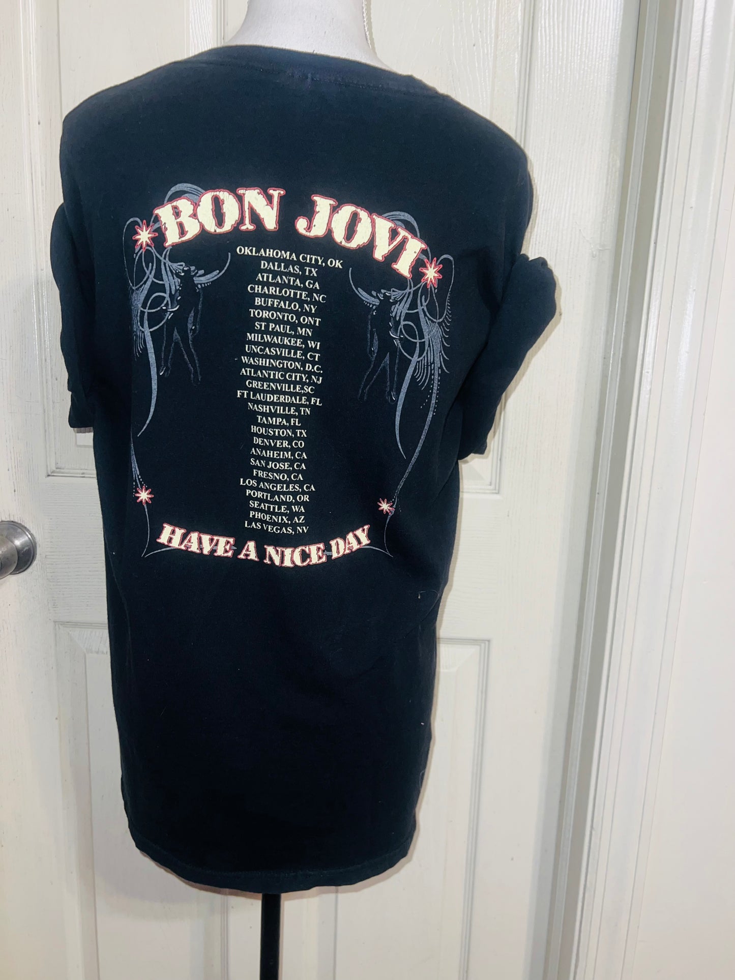 Bon Jovi Vintage Double Sided Tour Tee