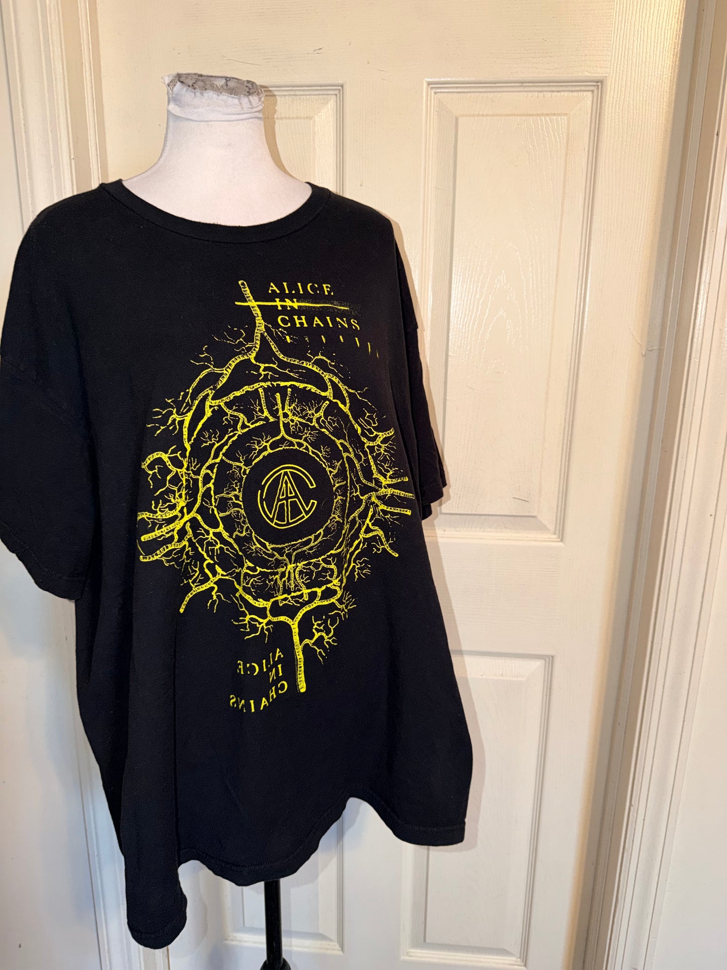 Alice In Chains Double Sided Oversized Distressed Tee