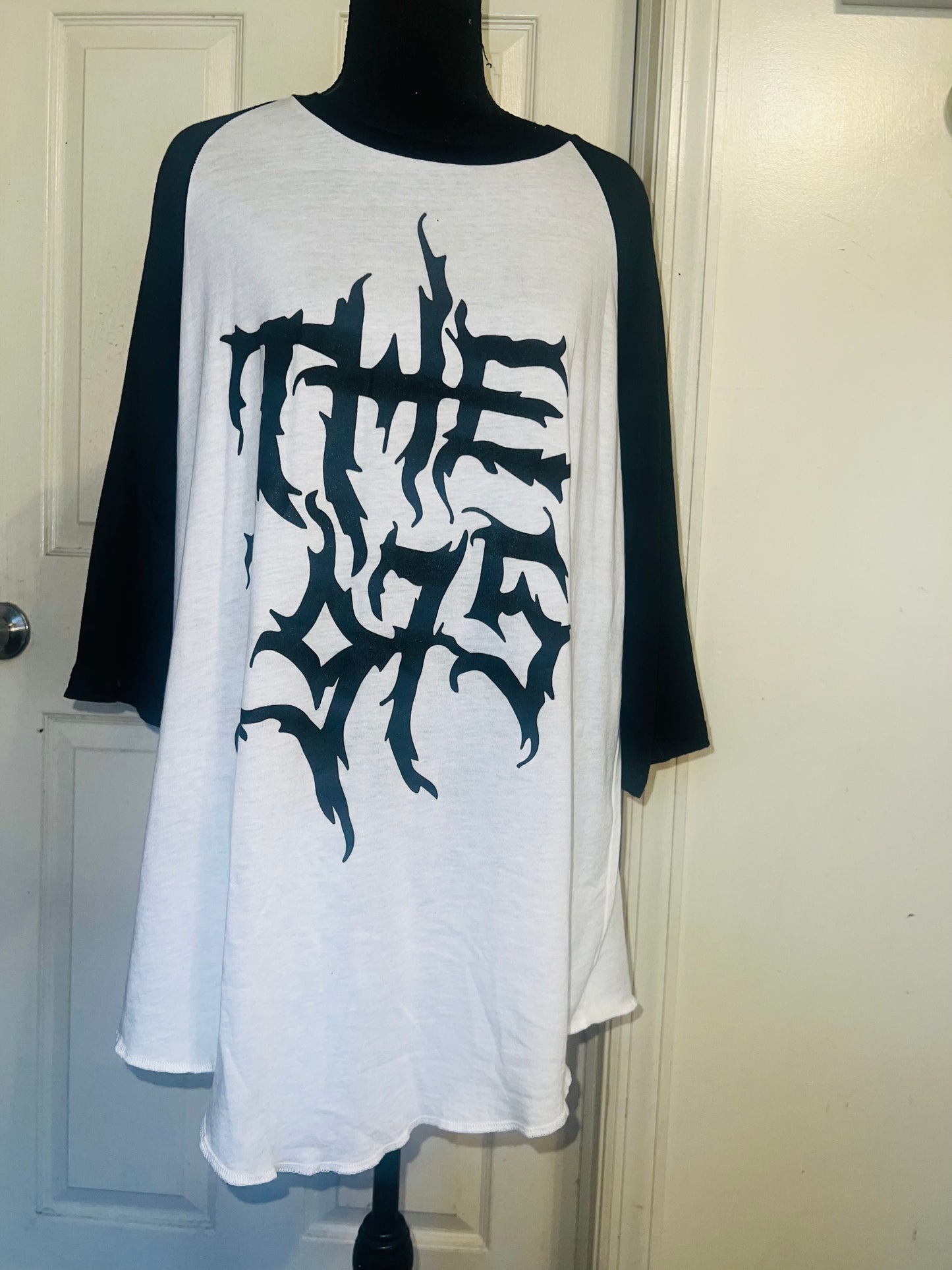 The 1975 Raglan Double Sided Oversized Tee (picture on back)