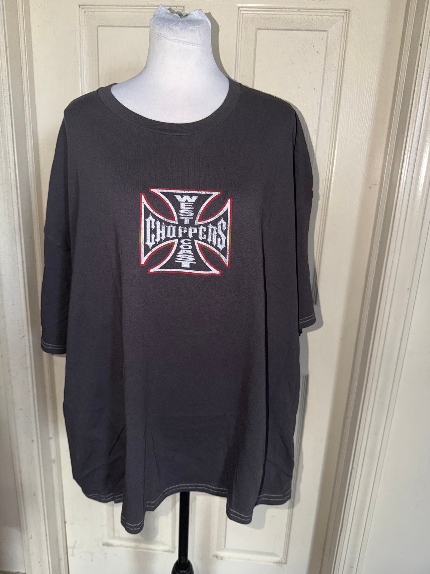 West Coast Choppers Double Sided Oversized Distressed Tre