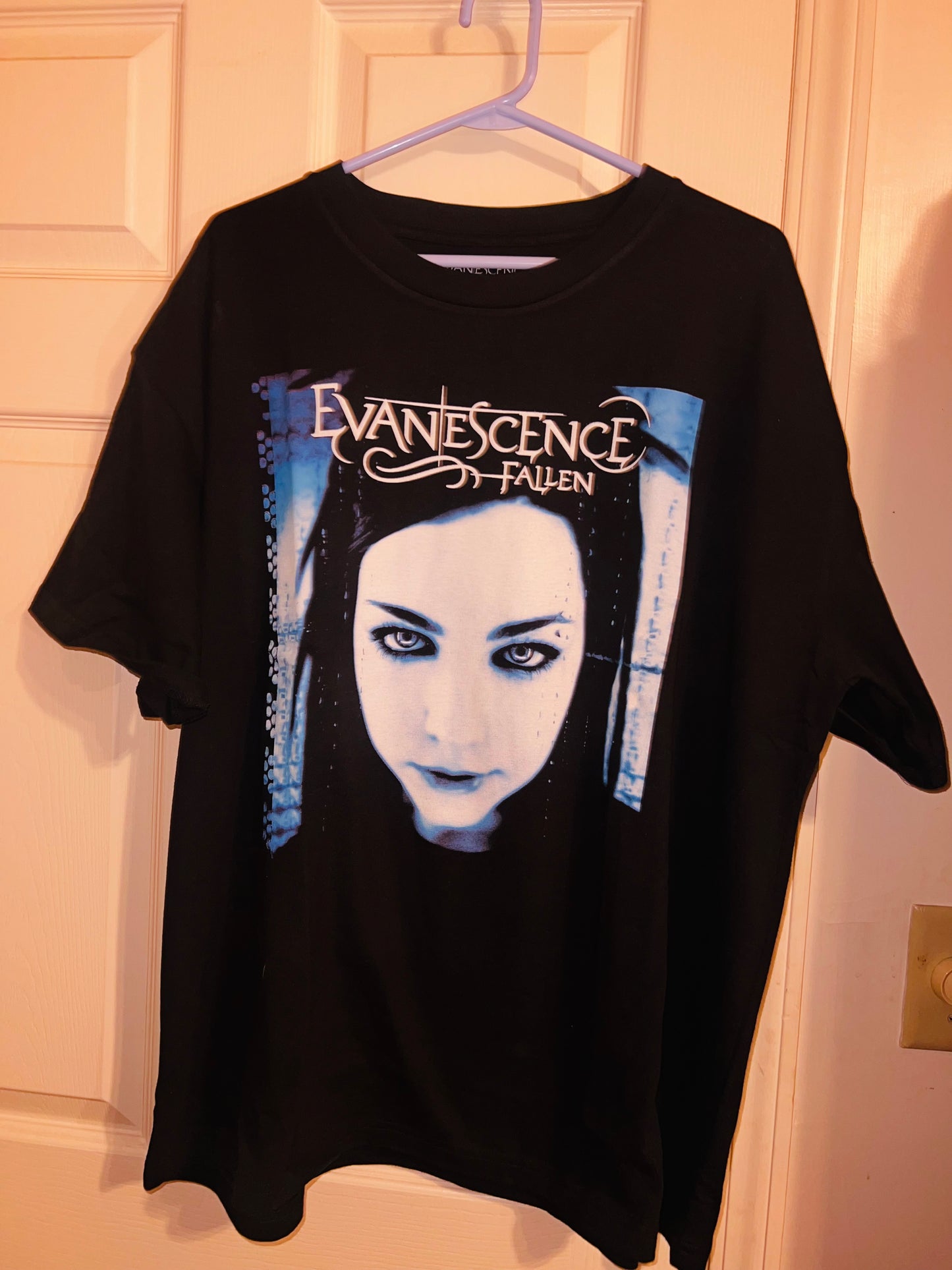 Evanescence Fallen Oversized Distressed Tee