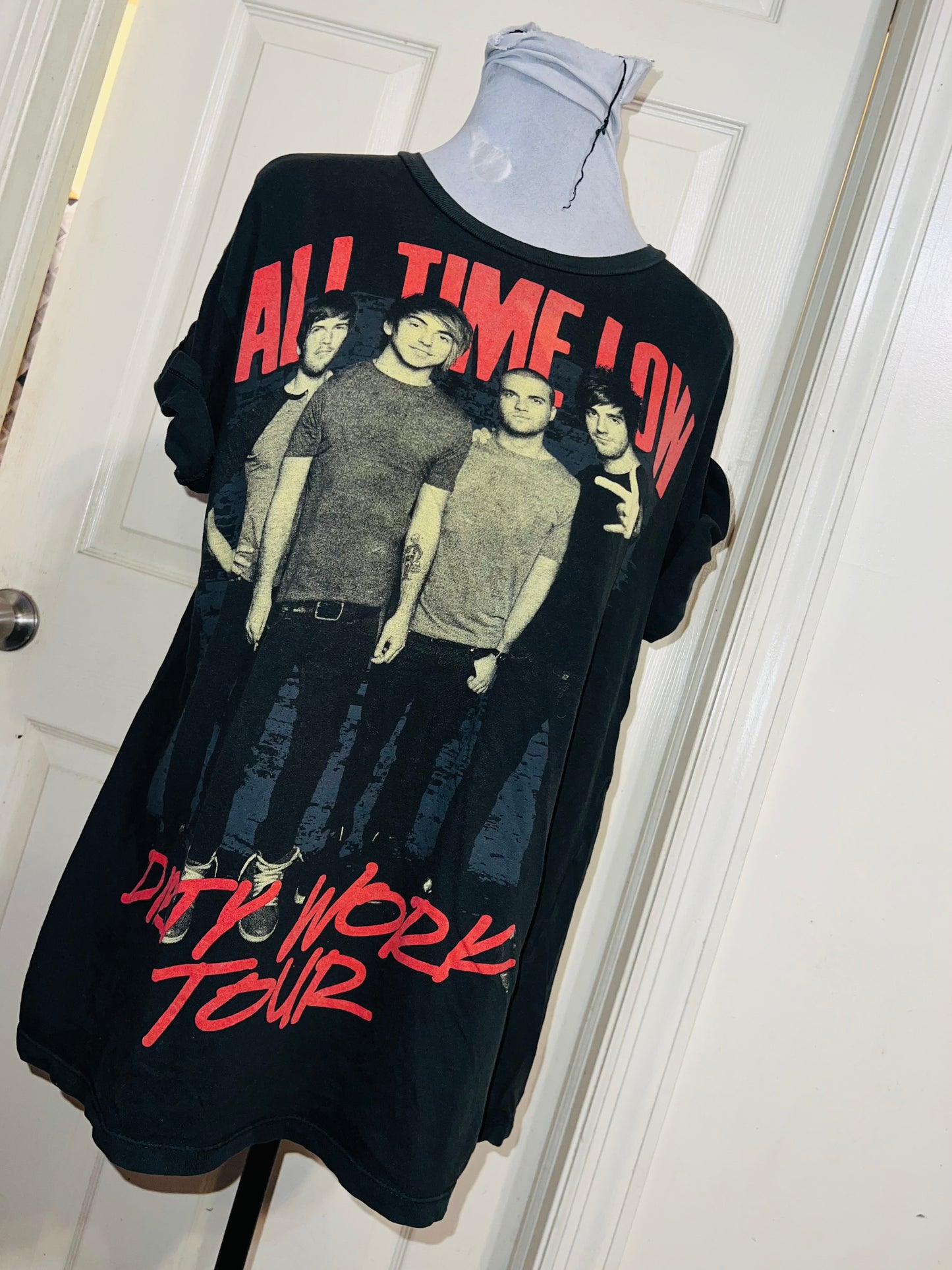 All Time Low Vintage Oversized Double Sided Tee