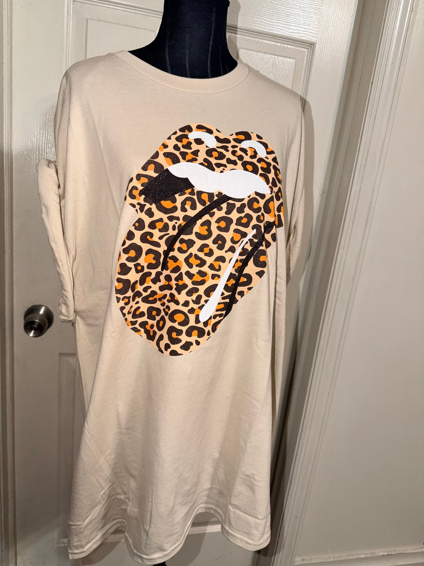 The Rolling Stones Oversized Distressed Tee