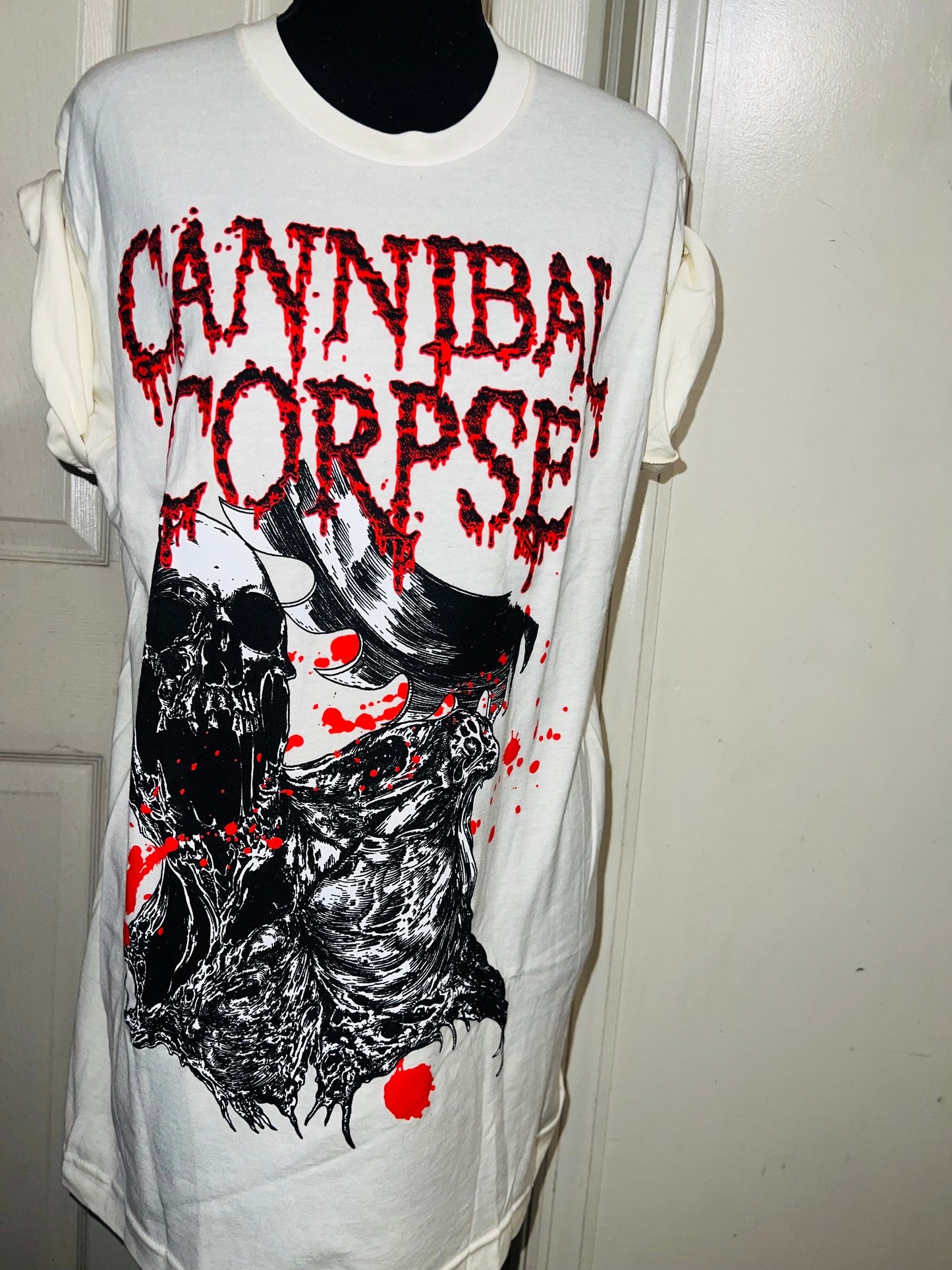 Cannibal Corpse Oversized Distressed Tee