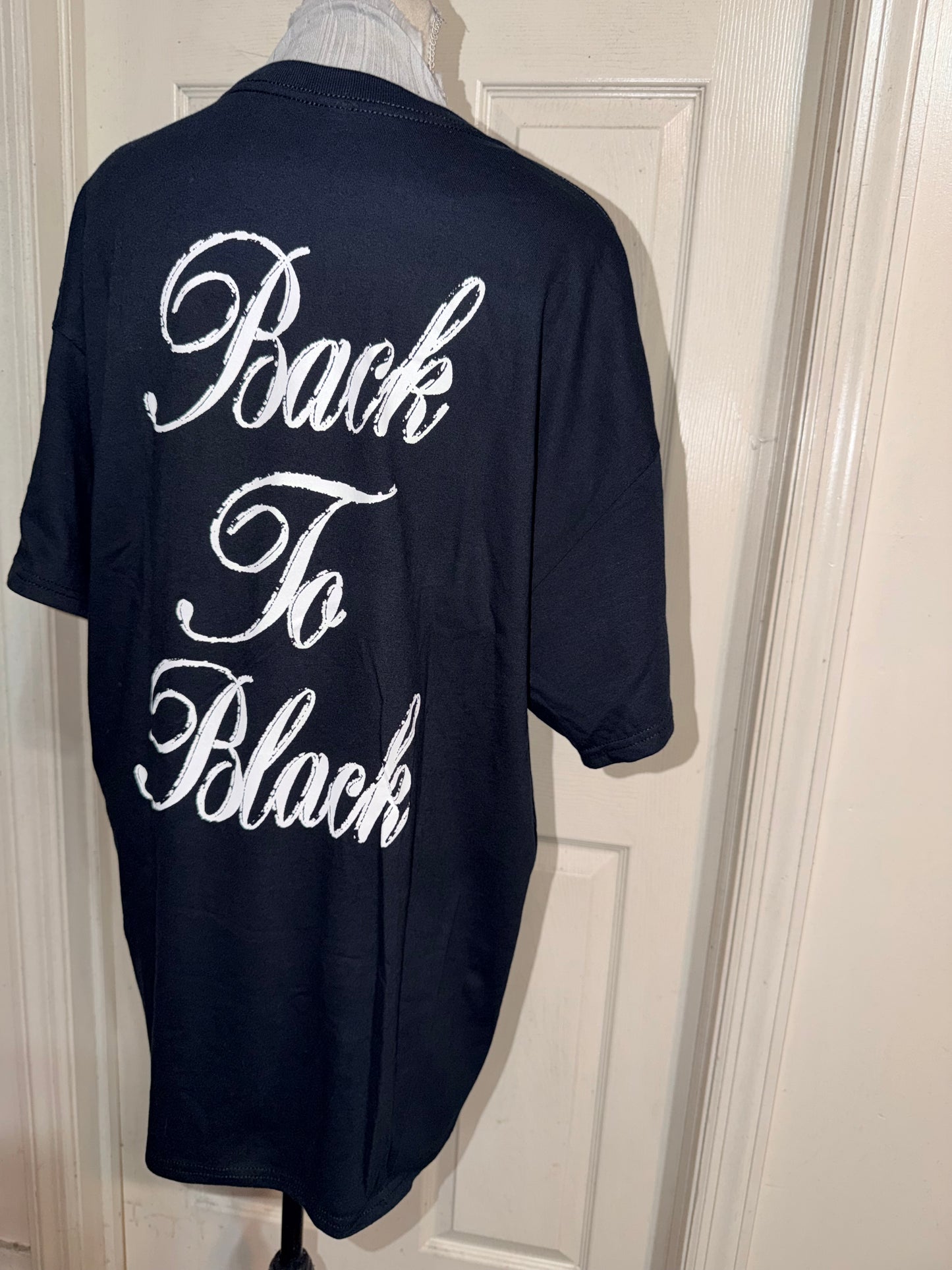 Amy Winehouse Double Sided Oversized Distressed Tee